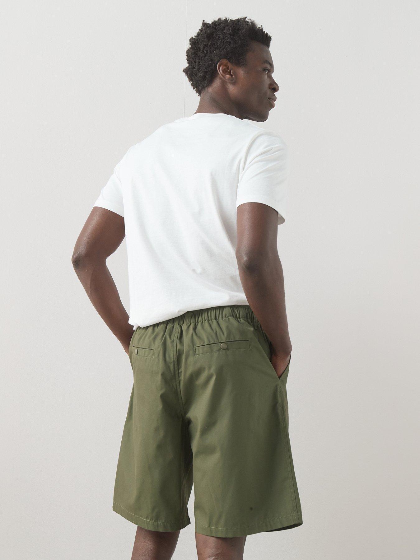 Image 2 of 6 of The Very Collection Elasticated Waist Cargo Shorts - Khaki