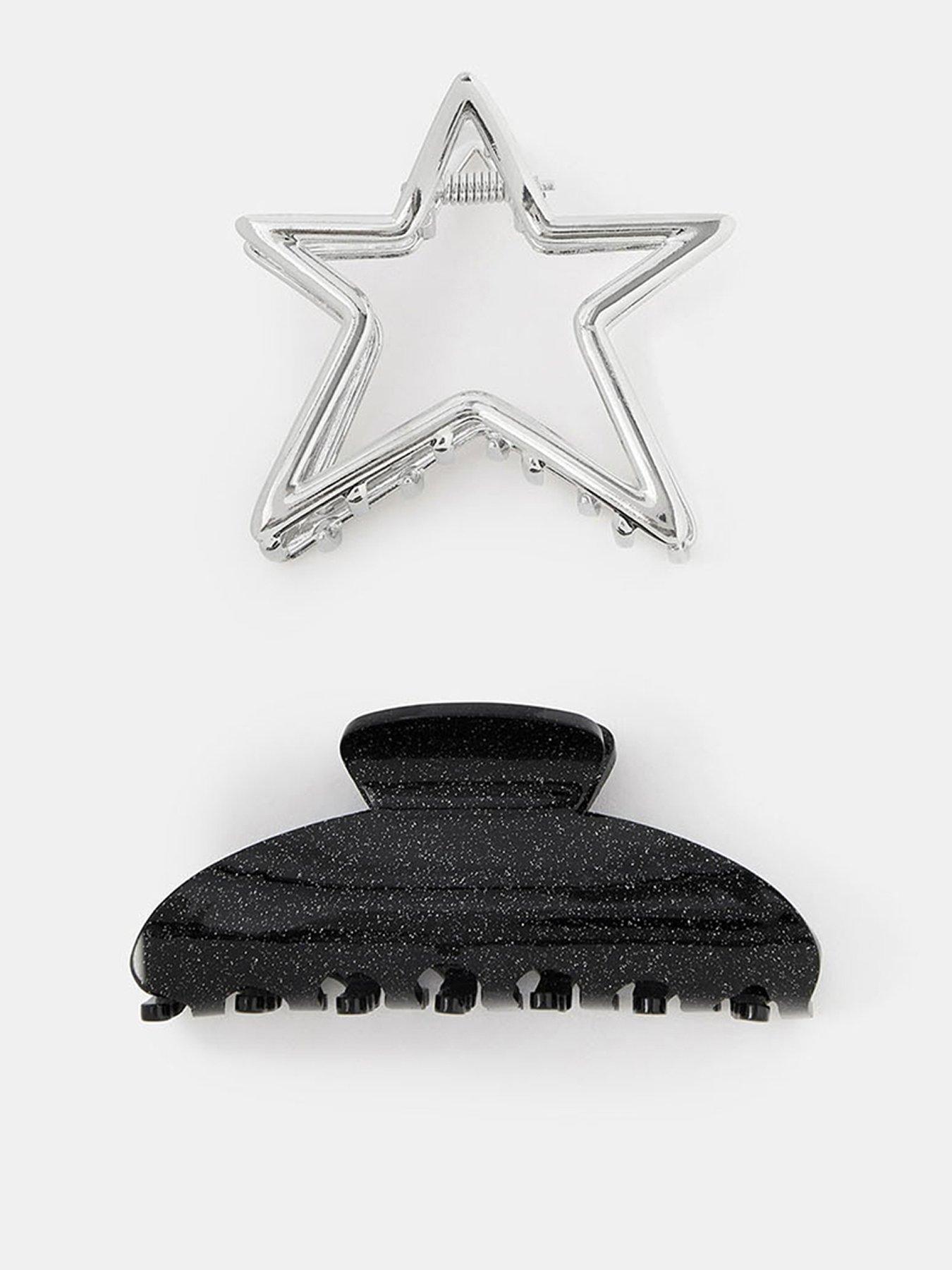 Accessorize 2 X Star Claw Clips - Mutli
