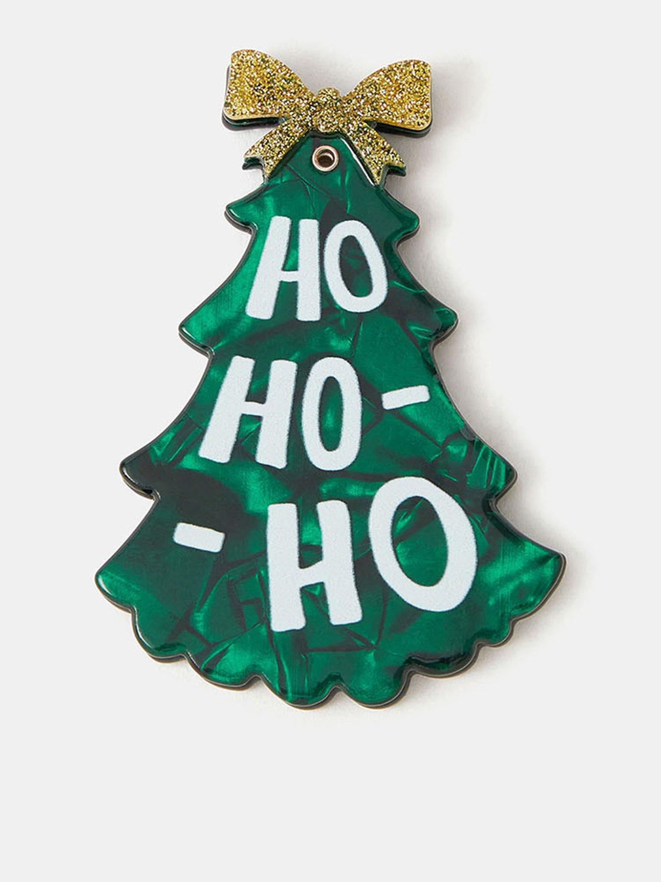 Accessorize Christmas Tree Mirror - Green