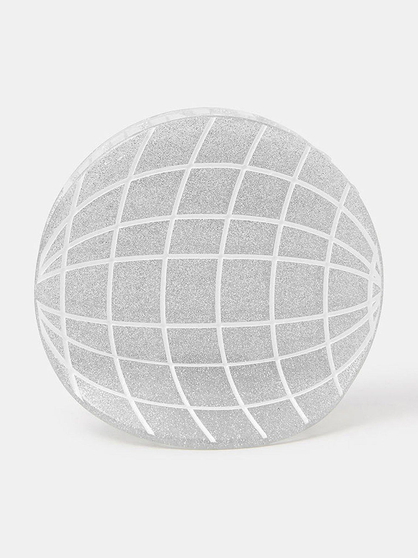 Accessorize Disco Ball Claw Clip - Silver