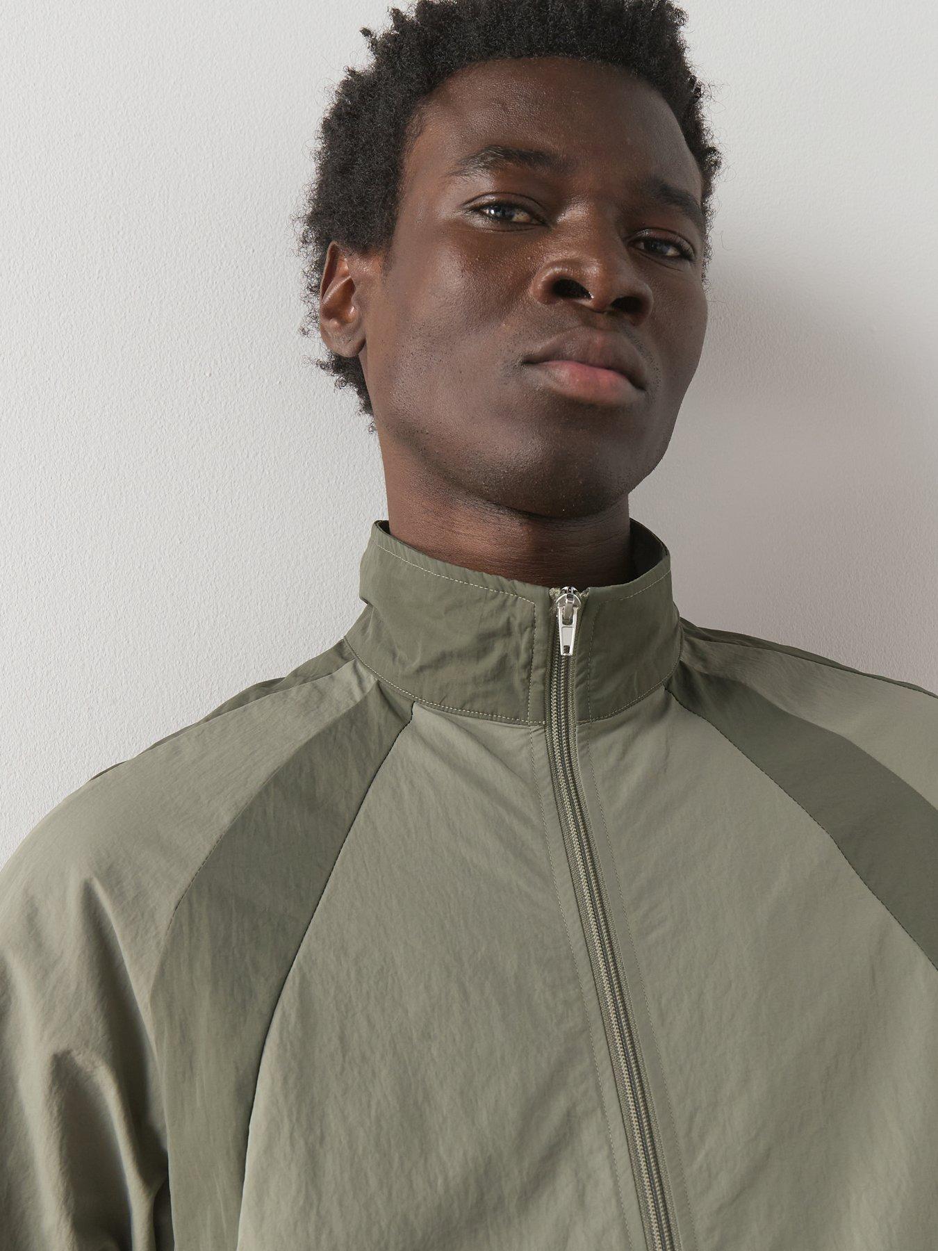 The Very Collection Tech Zip Through Shell Jacket - Green | Very