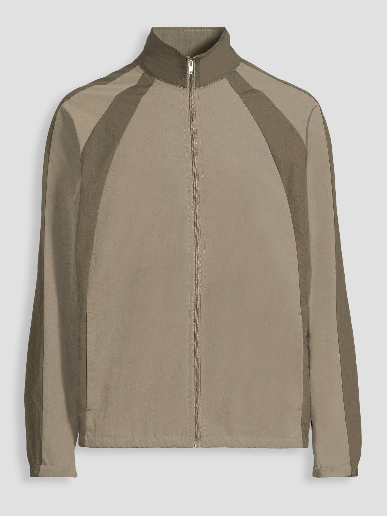 The Very Collection Tech Zip Through Shell Jacket - Green | Very