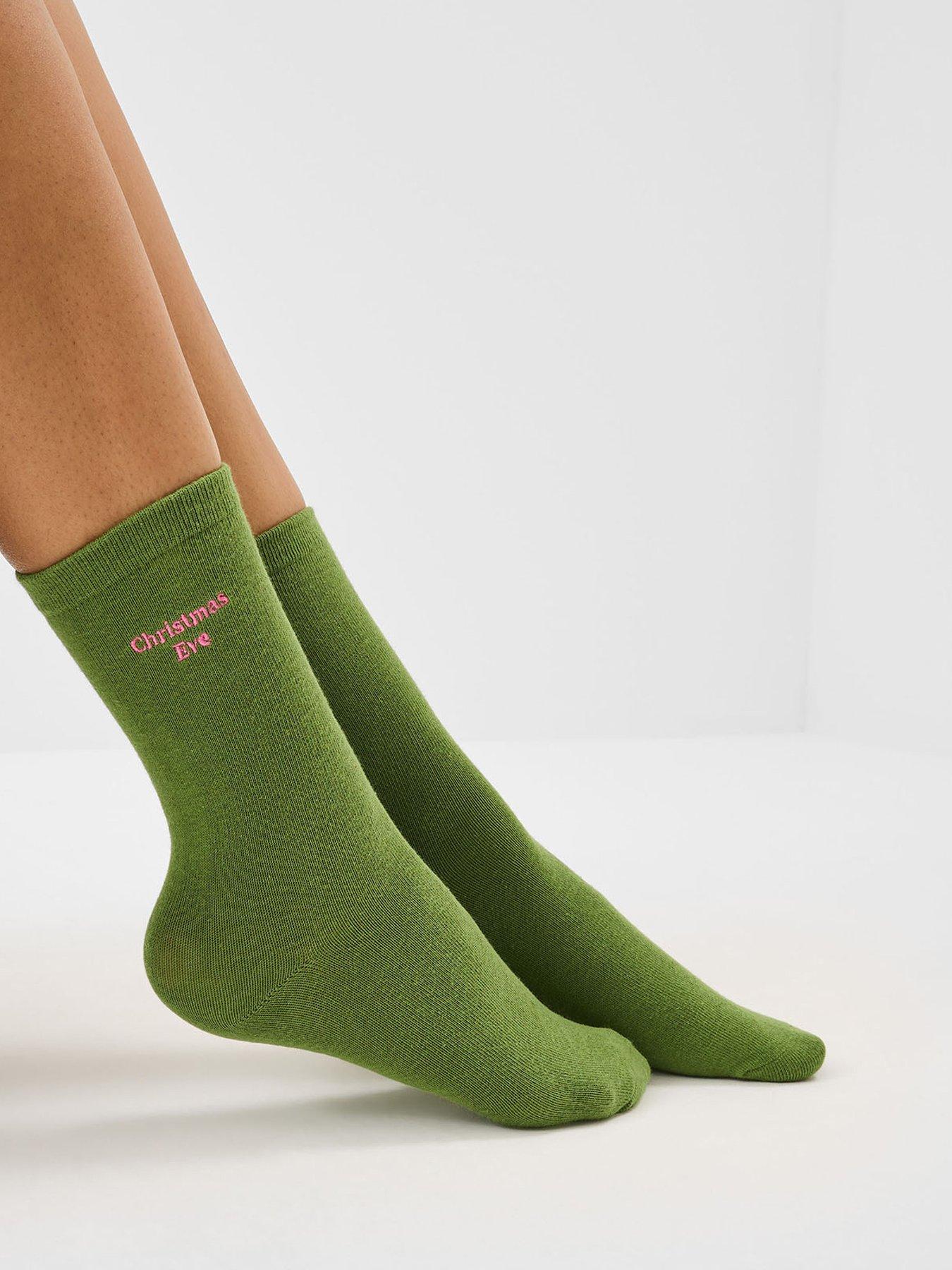 Image 2 of 4 of Accessorize Sock Box Slogan - Multi