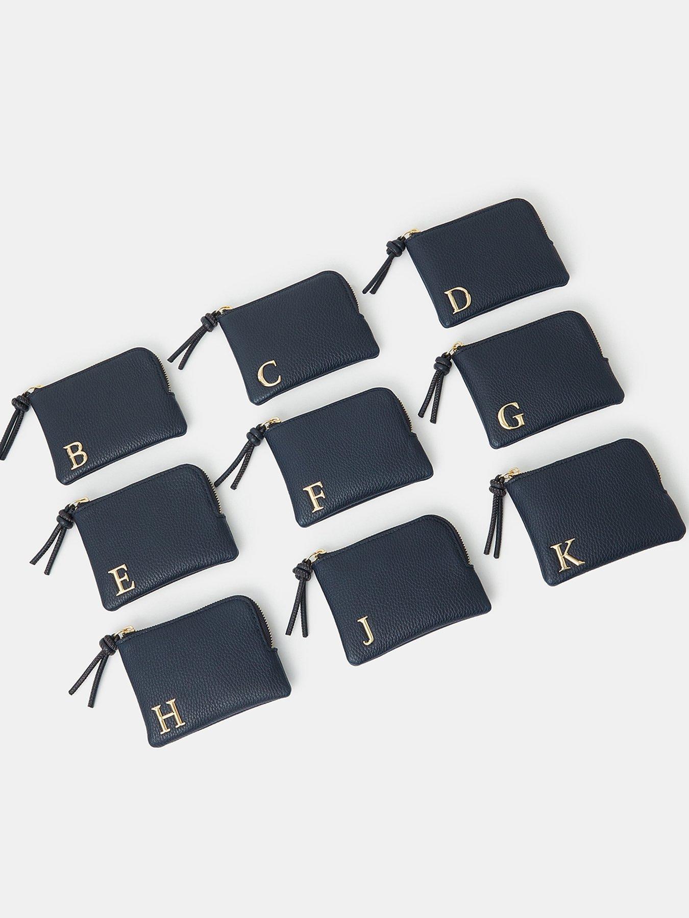 Accessorize Initial Coin Purse - Blue | Very
