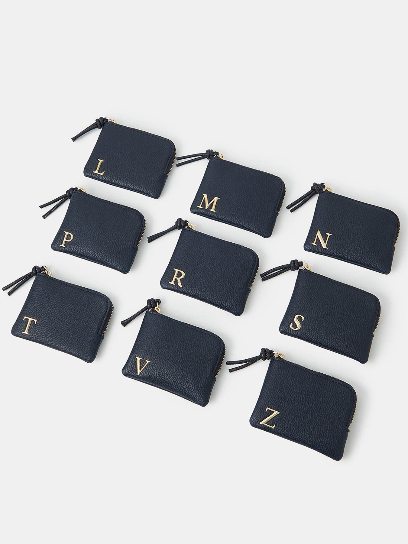 Accessorize Initial Coin Purse - Blue | Very