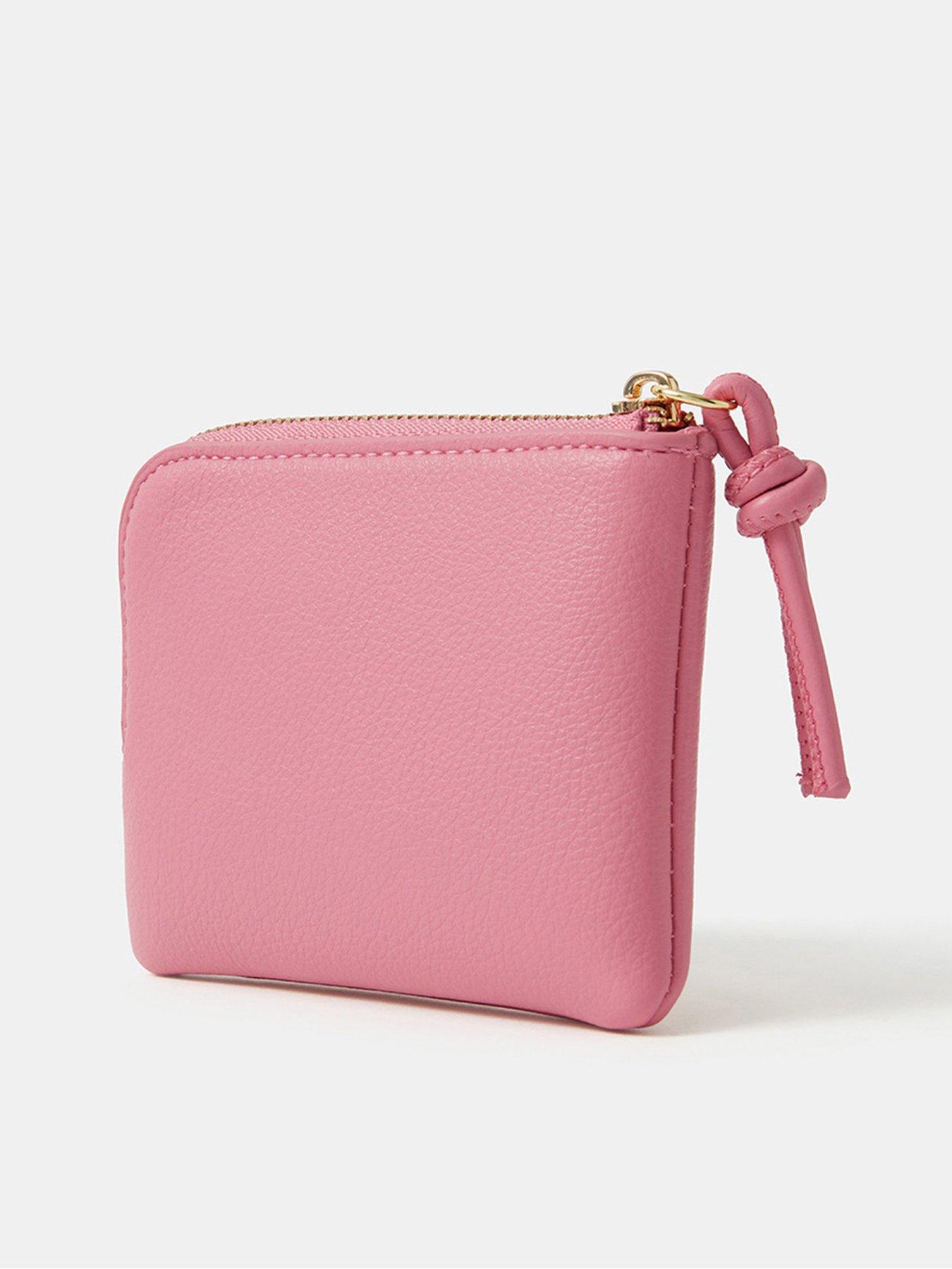 Image 2 of 5 of Accessorize Initial Coin Purse - Pink