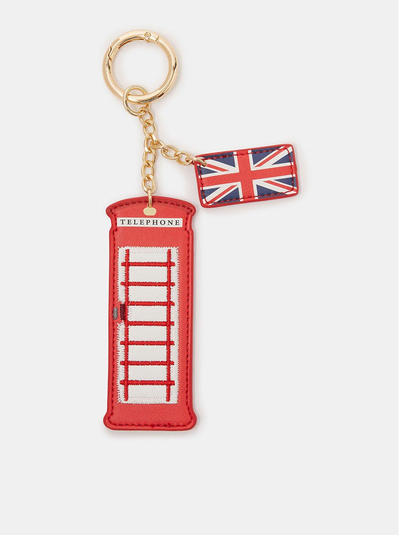 Accessorize London Phone Box Bag Charm  - Red