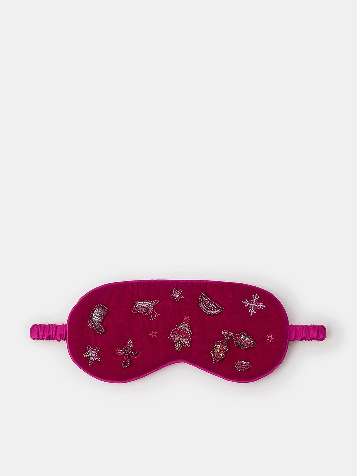 Accessorize Christmas Eye Mask - Pink