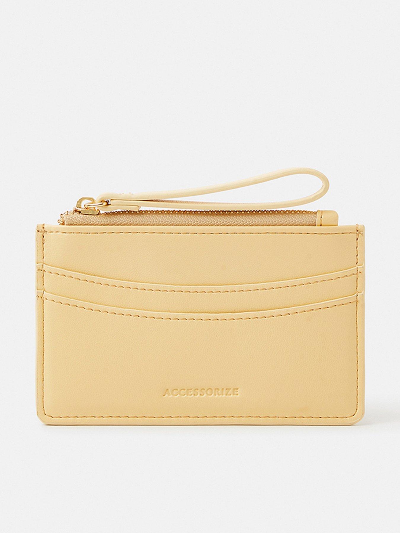 Accessorize Curve Slot Card Holder - Yellow