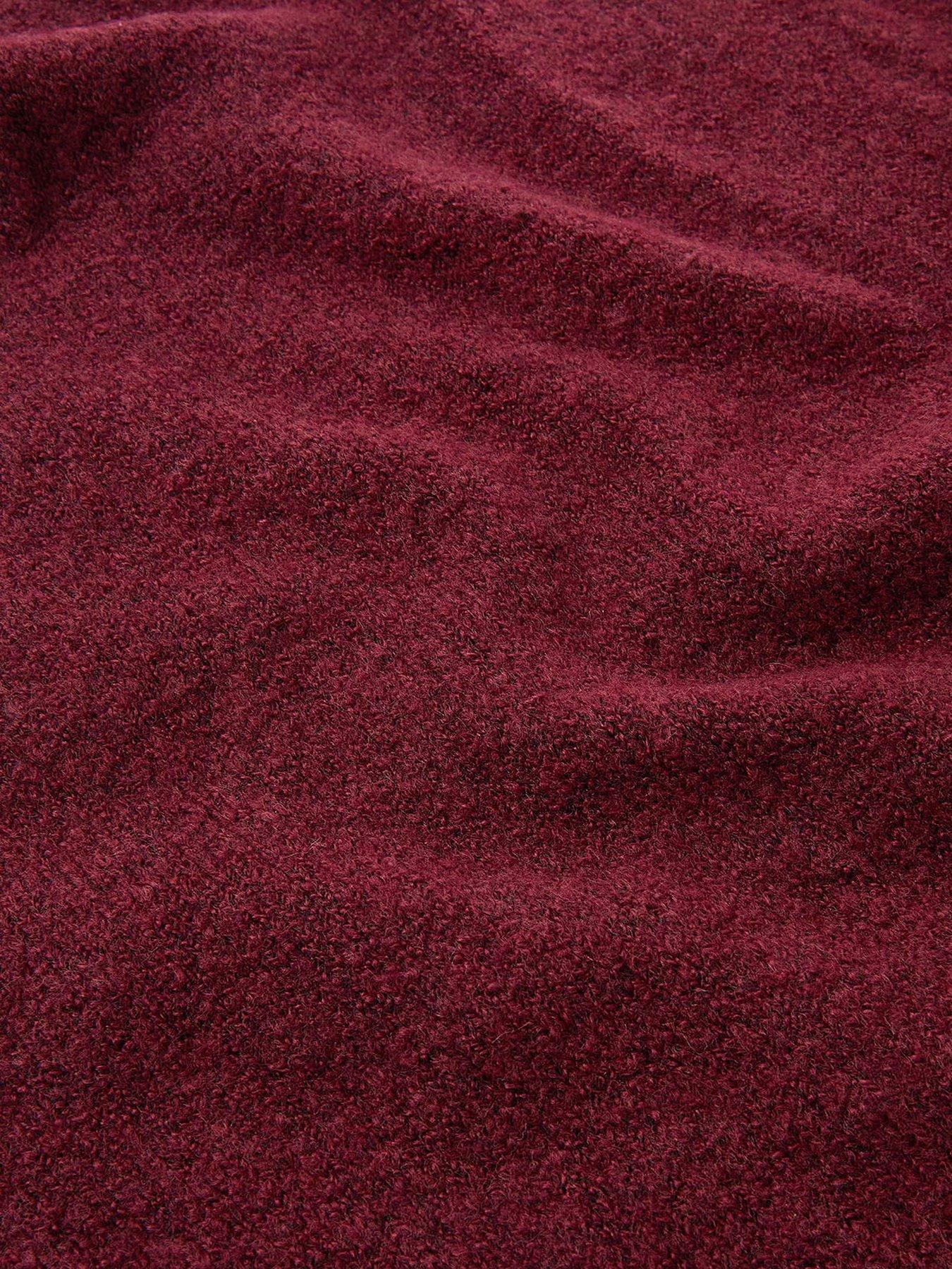 Image 3 of 3 of Accessorize Plain Knitted Neckerchief - Red