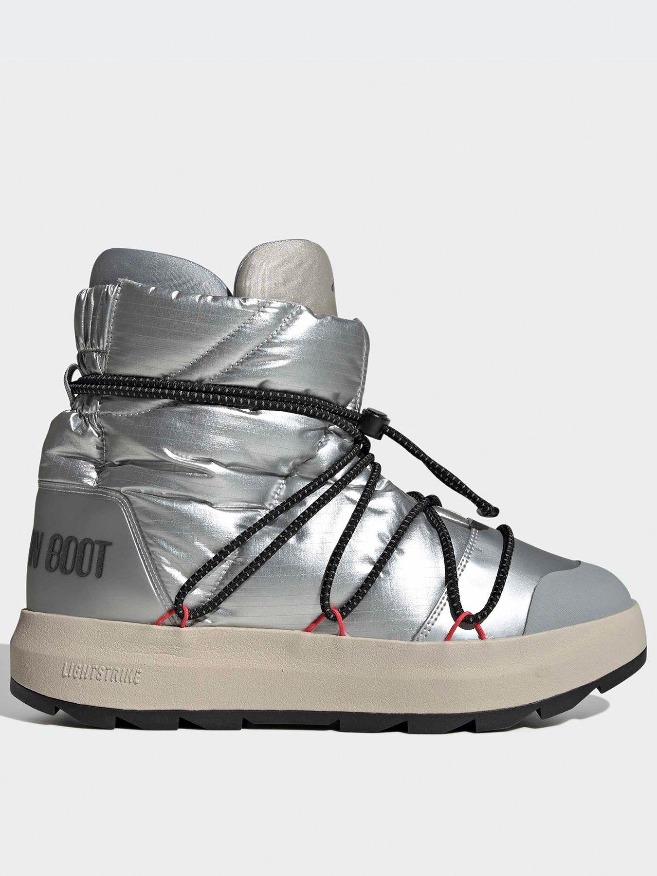 Image 1 of 7 of adidas Sportswear Women's X Moonboot Ace Trainers - Silver