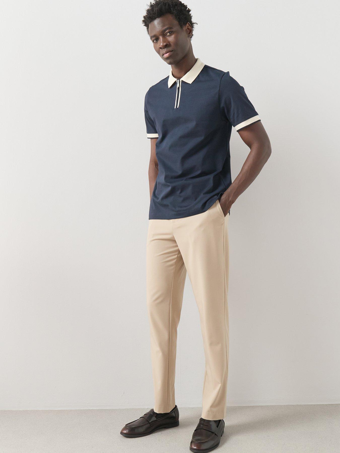 The Very Collection Formal Trousers - Stone