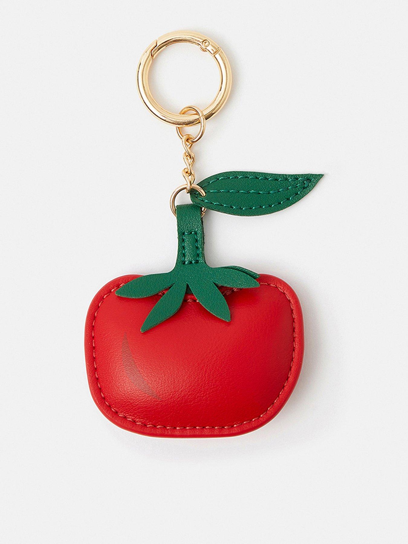 Accessorize Tomato Bag Charm - Red