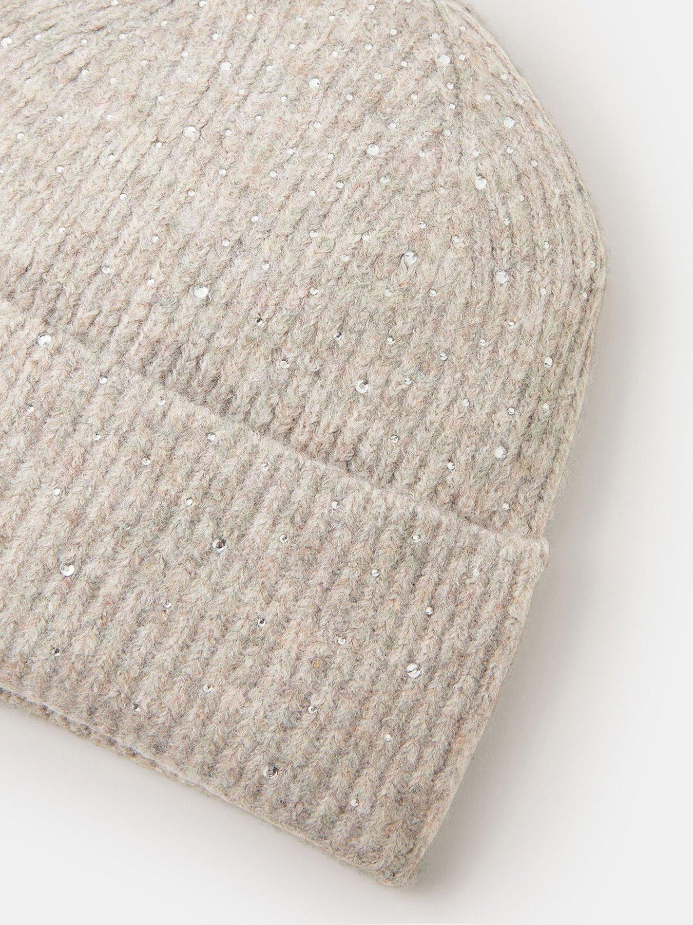 Image 3 of 3 of Accessorize Sparkle Beanie - Grey