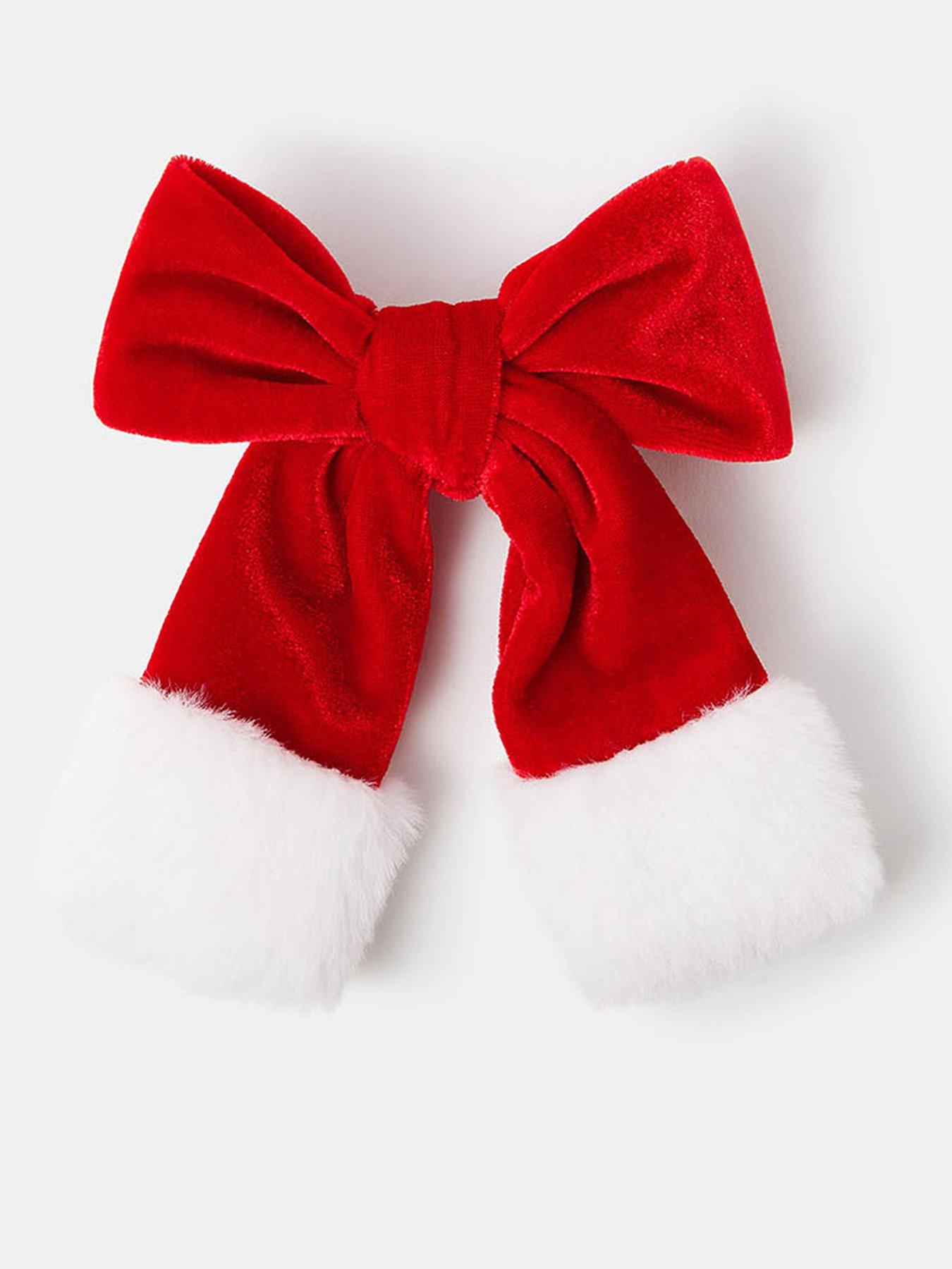 Accessorize Santa Bow - Red