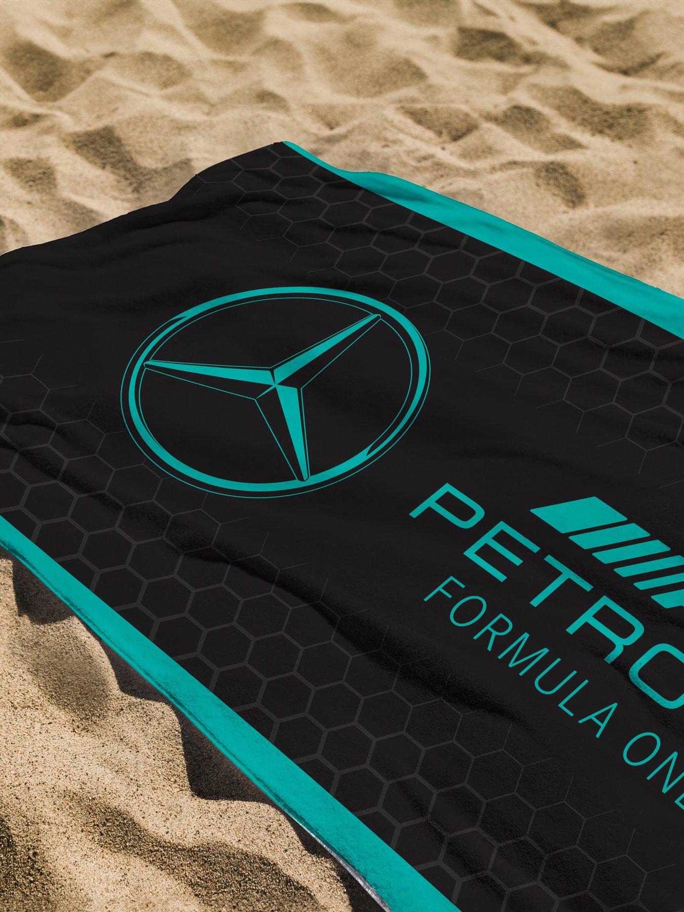 F1 Mercedes Mercedes Lines Beach Towel