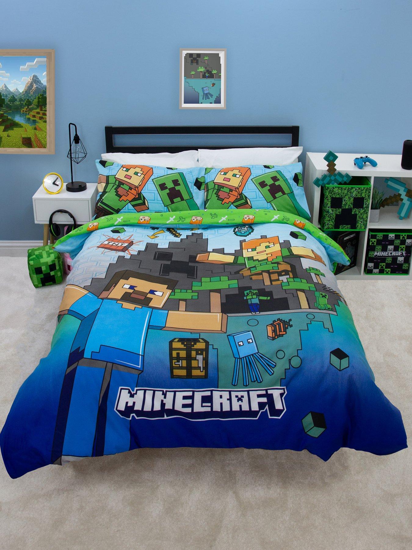 Minecraft Levels Panel Duvet