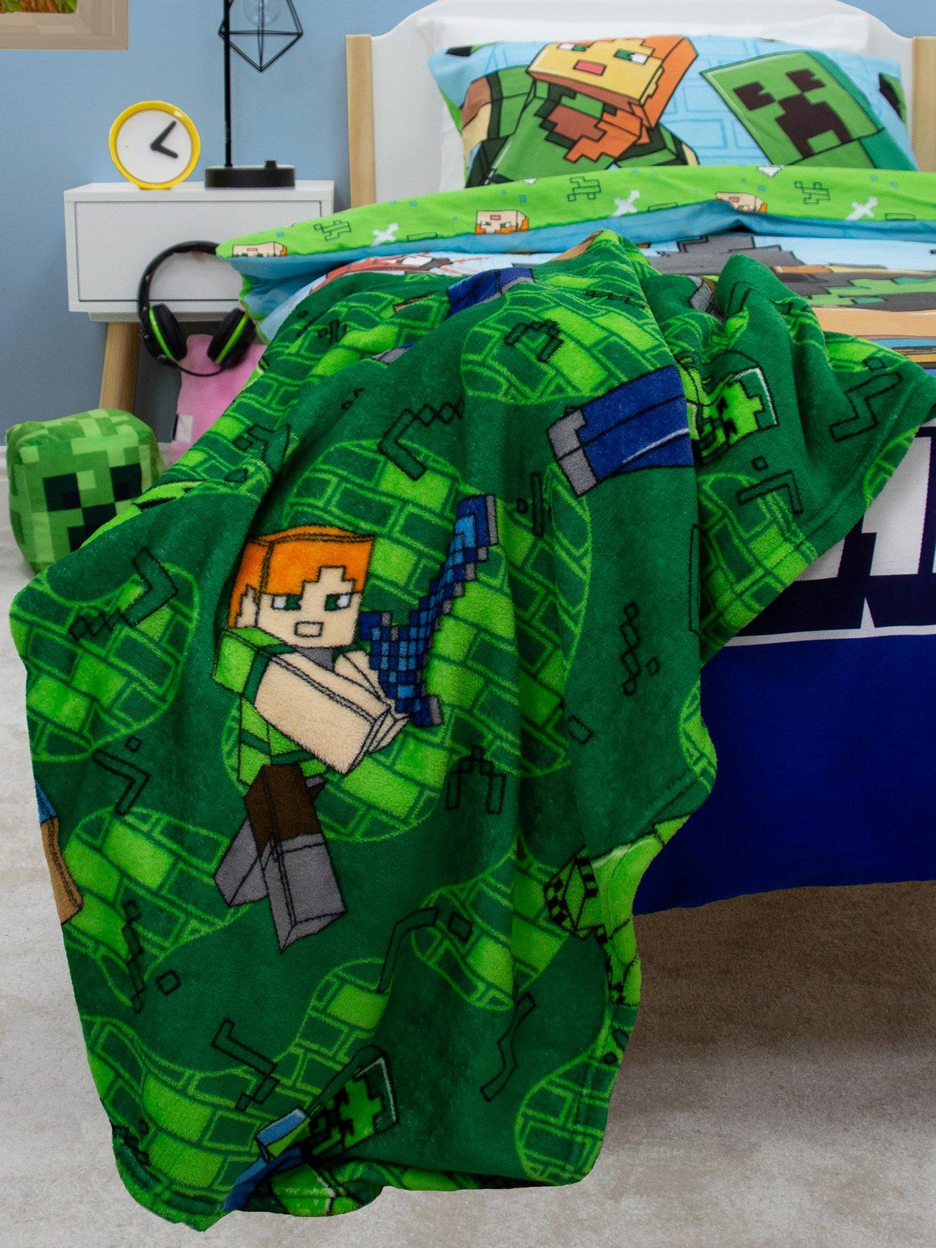 Minecraft Levels Fleece Blanket