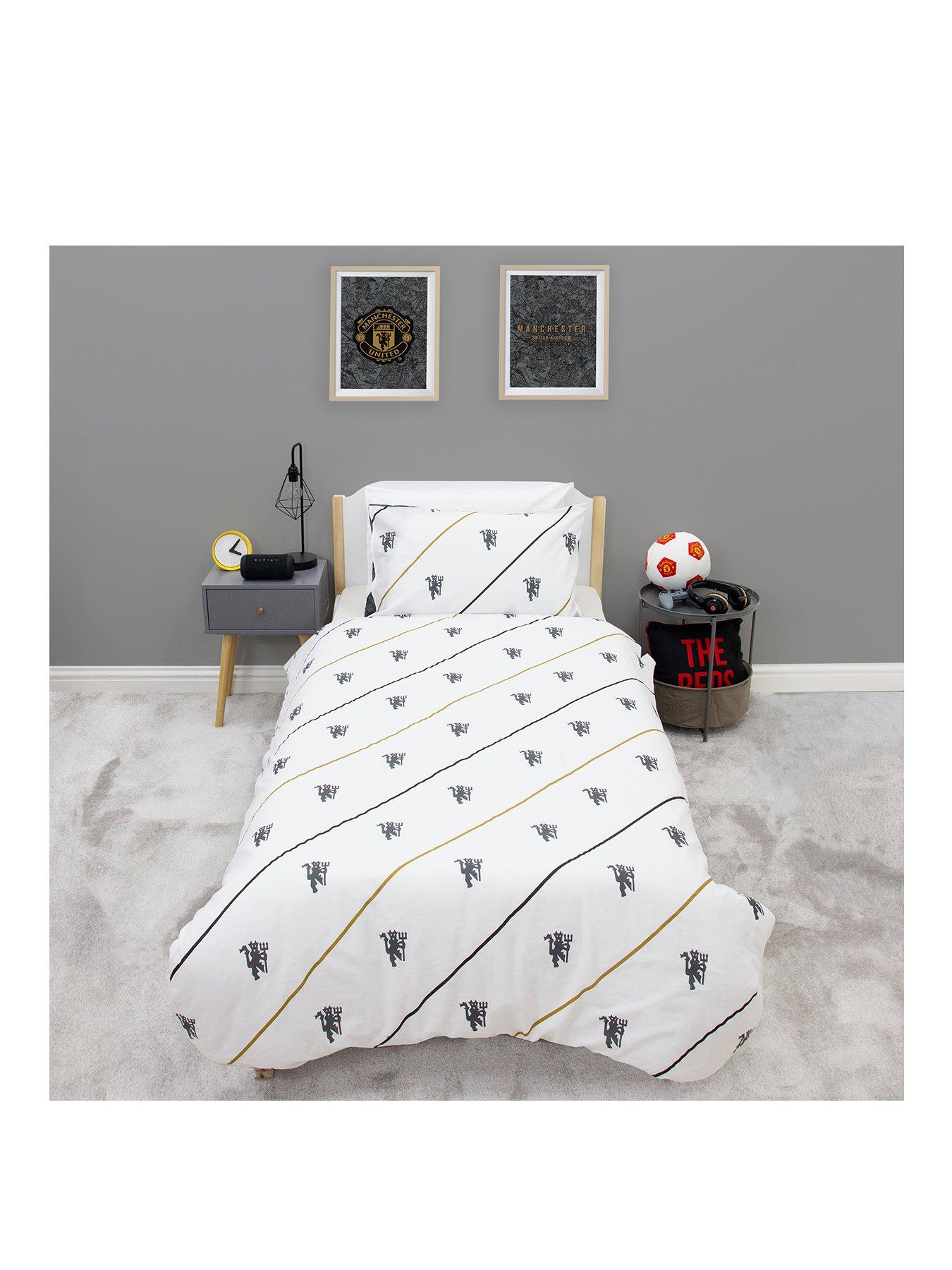 Image 2 of 6 of Manchester United Man United Map Panel Duvet- Single