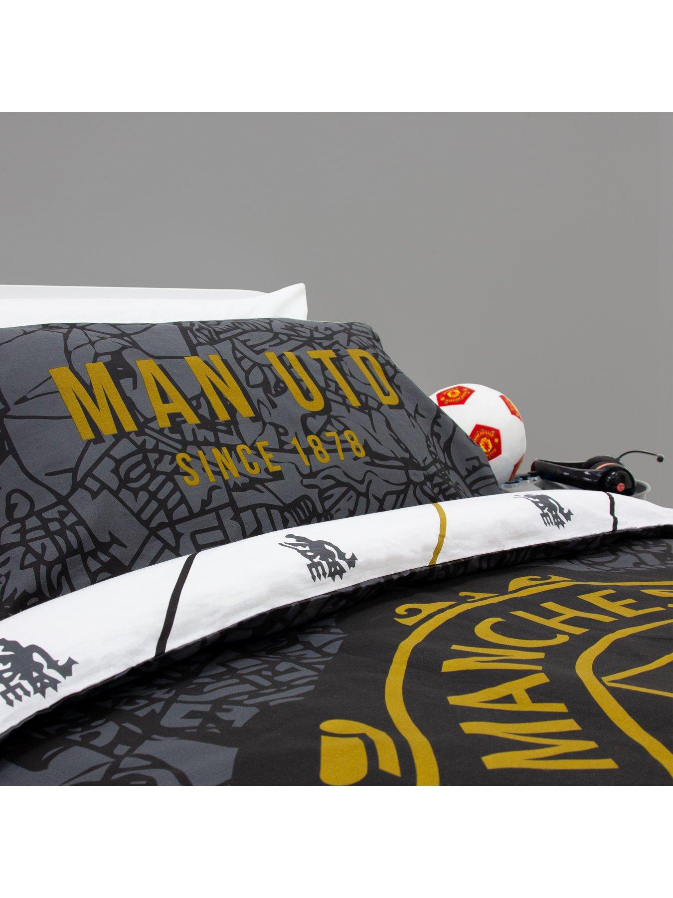 Image 3 of 6 of Manchester United Man United Map Panel Duvet- Single
