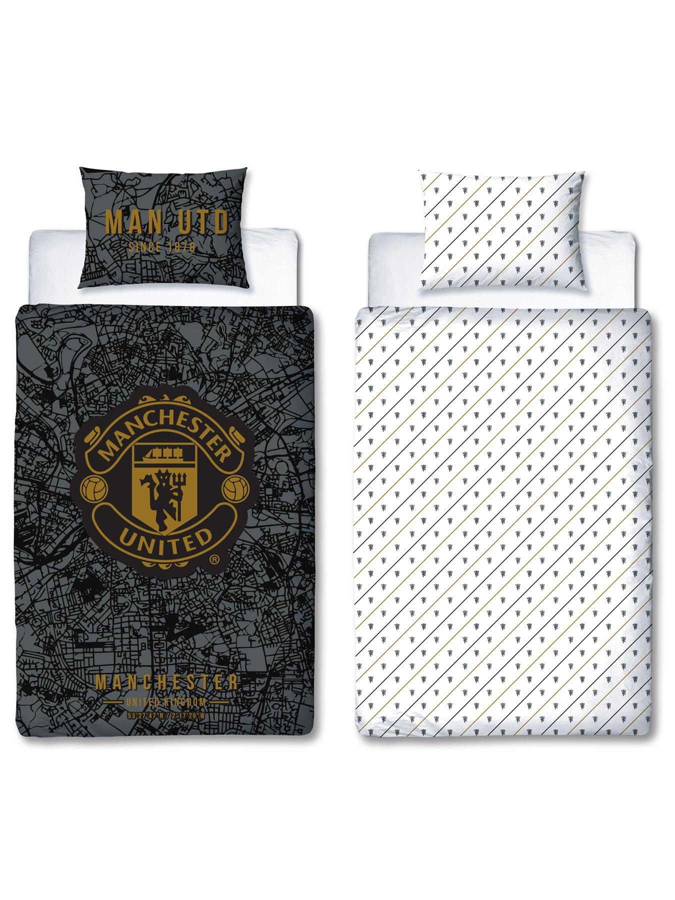 Image 6 of 6 of Manchester United Man United Map Panel Duvet- Single