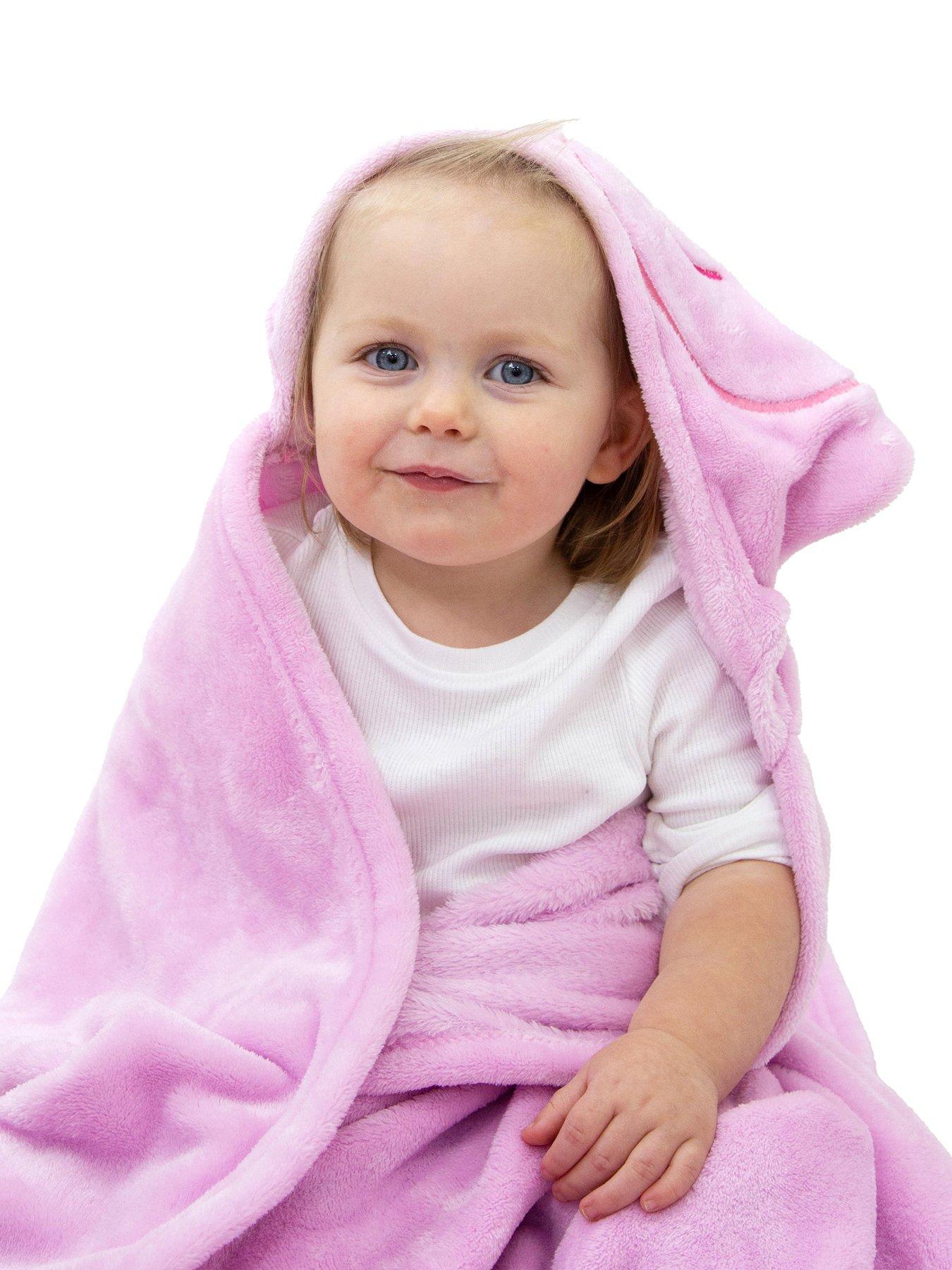 Peppa Pig Happy Hooded Fleece Blanket