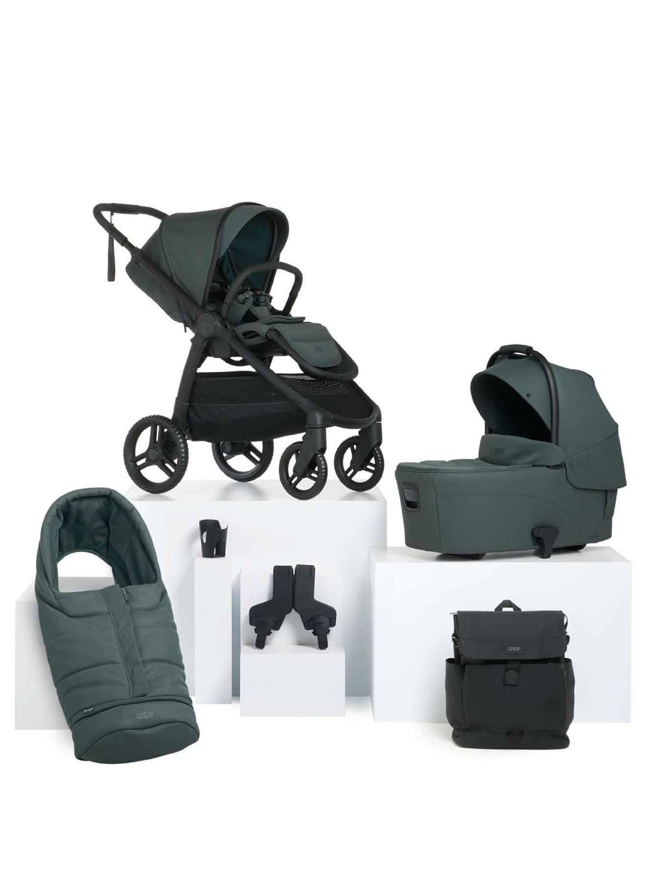 Mamas & Papas Essential Kit - Ocarro² Teal (Inc Pushchair, Carrycot, Adaptors, Cupholder, Bag, Footmuff)