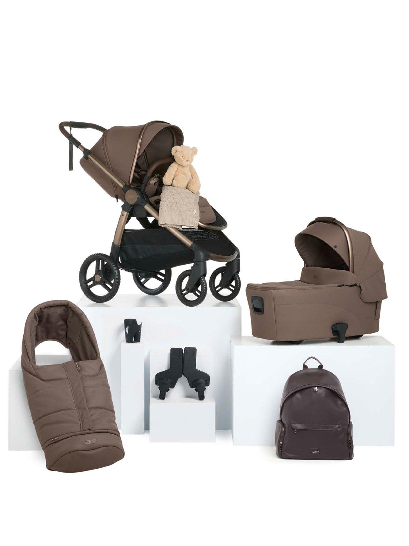 undefined Essential Kit - Ocarro² Crema (Inc Pushchair, Carrycot, Adaptors, Cupholder, Bag, Footmuff, Soft Toy and Blanket)