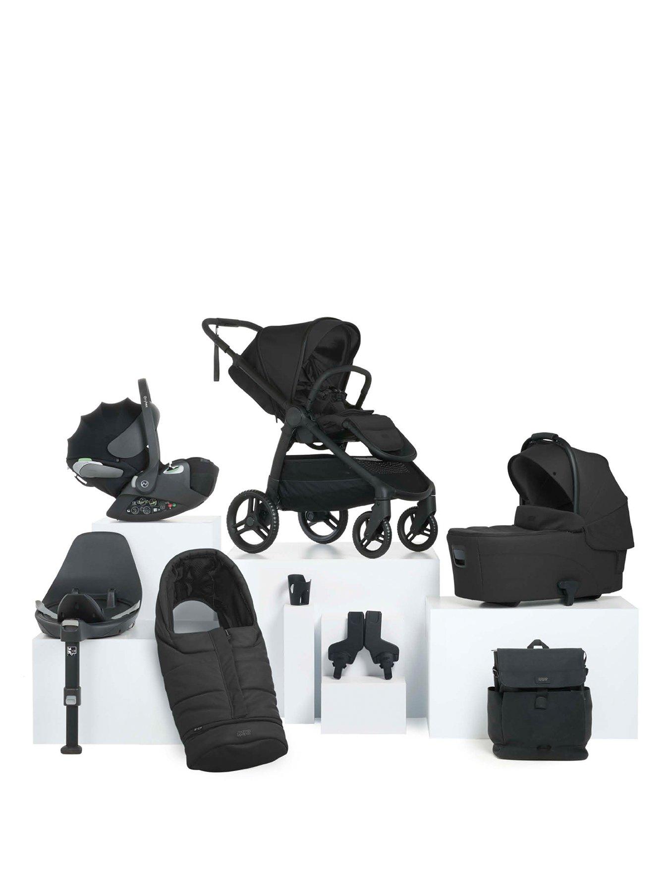 Mamas & Papas Complete Kit - Ocarro² Eclipse (Inc Pushchair, Carrycot, Adaptors, Cupholder, Bag, Footmuff, Cloud T  &  Isofix Base)