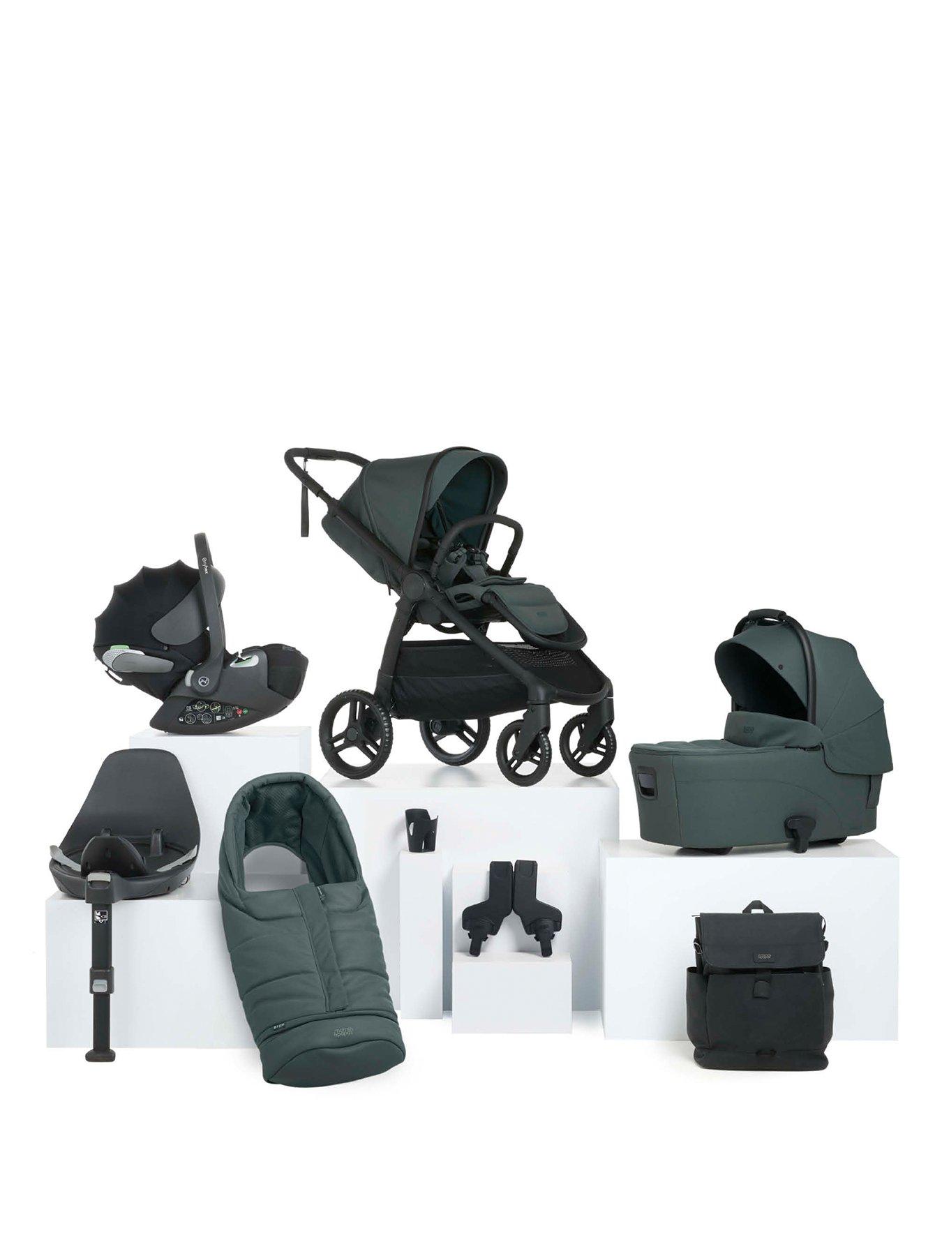 Mamas & Papas Complete Kit - Ocarro² Teal (Inc Pushchair, Carrycot, Adaptors, Cupholder, Bag, Footmuff, Cloud T  &  Isofix Base)