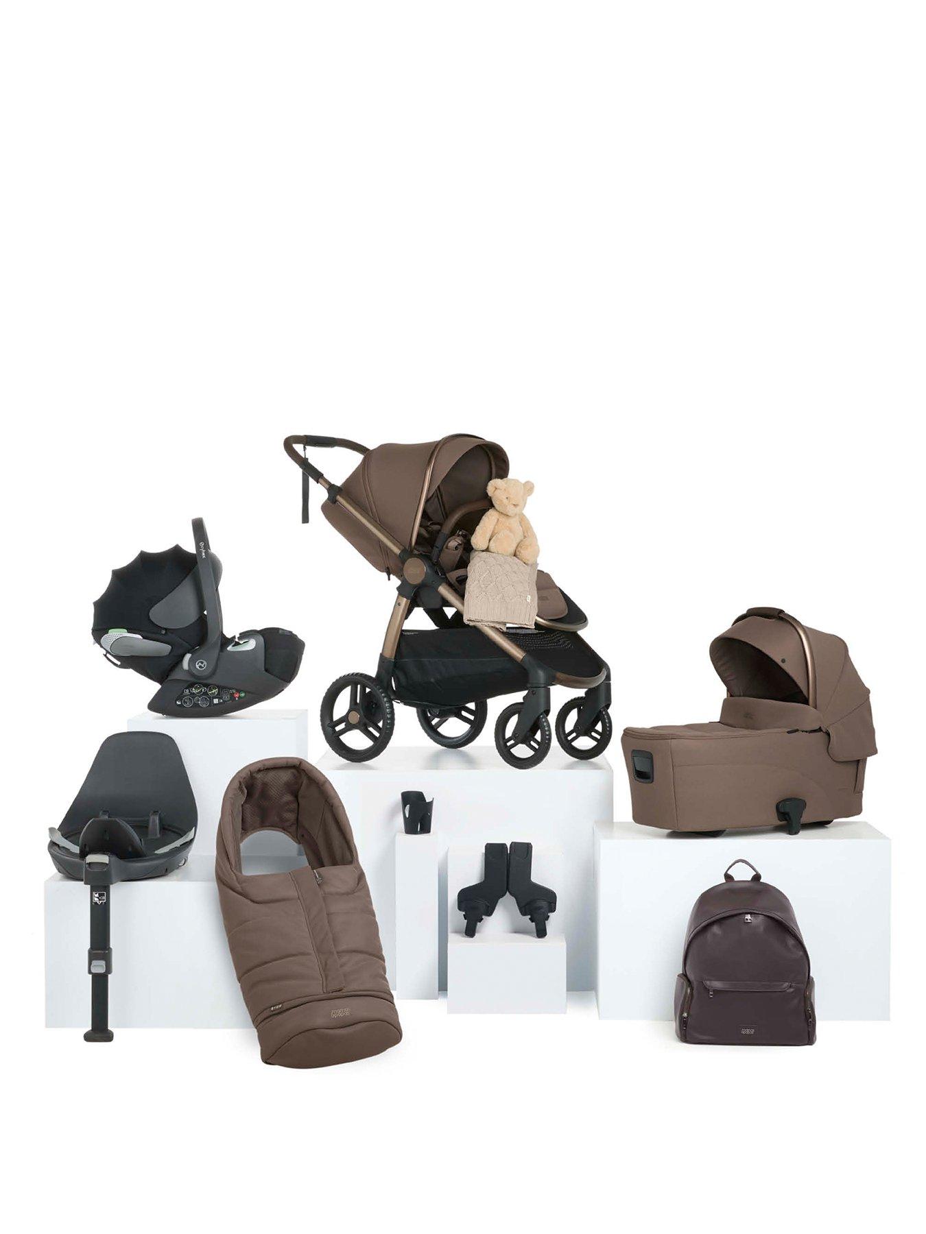 Mamas & Papas Complete Kit - Ocarro² Crema (Inc Pushchair, Carrycot, Adaptors, Soft Toy, Blanket Cupholder, Bag, Footmuff, Cloud T  &  Isofix Base)