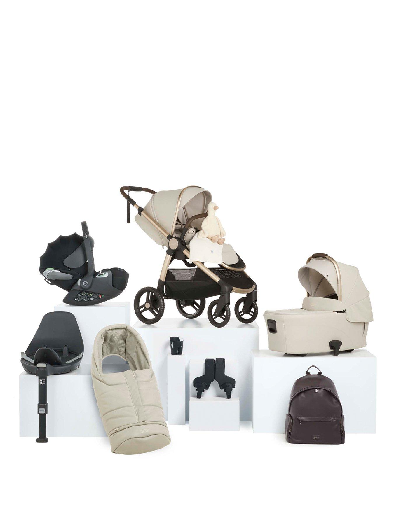 Mamas & Papas Complete Kit - Ocarro² Shell Cloud T (Inc Pushchair, Carrycot, Adaptors, Soft Toy, Blanket, Cupholder, Bag, Footmuff, Cloud T  &  Isofix Base)