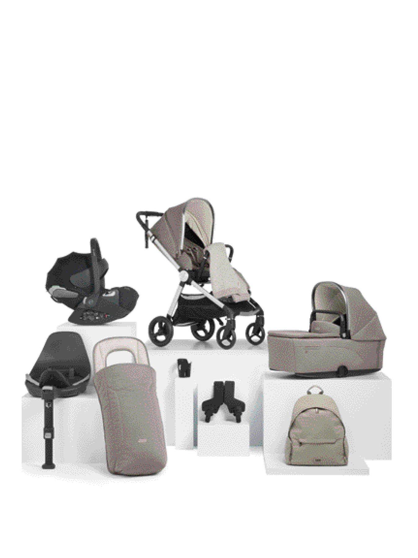 undefined Complete Kit - Cloud T Vardo Heritage (Inc Pushchair, Carrycot, Adaptors, Cupholder, Bag, Footmuff, Blanket Cloud T & Isofix Base)