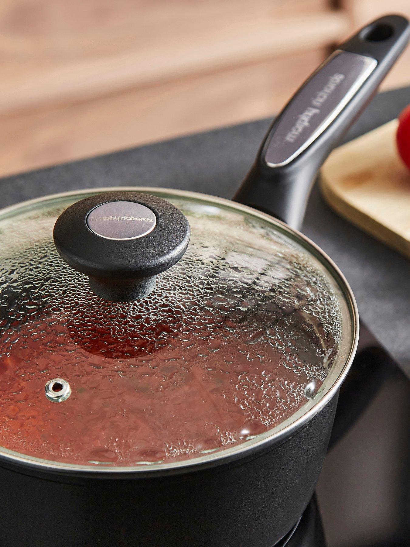 Image 5 of 7 of Morphy Richards 3pc Forged Aluminium Pan Set Graphite