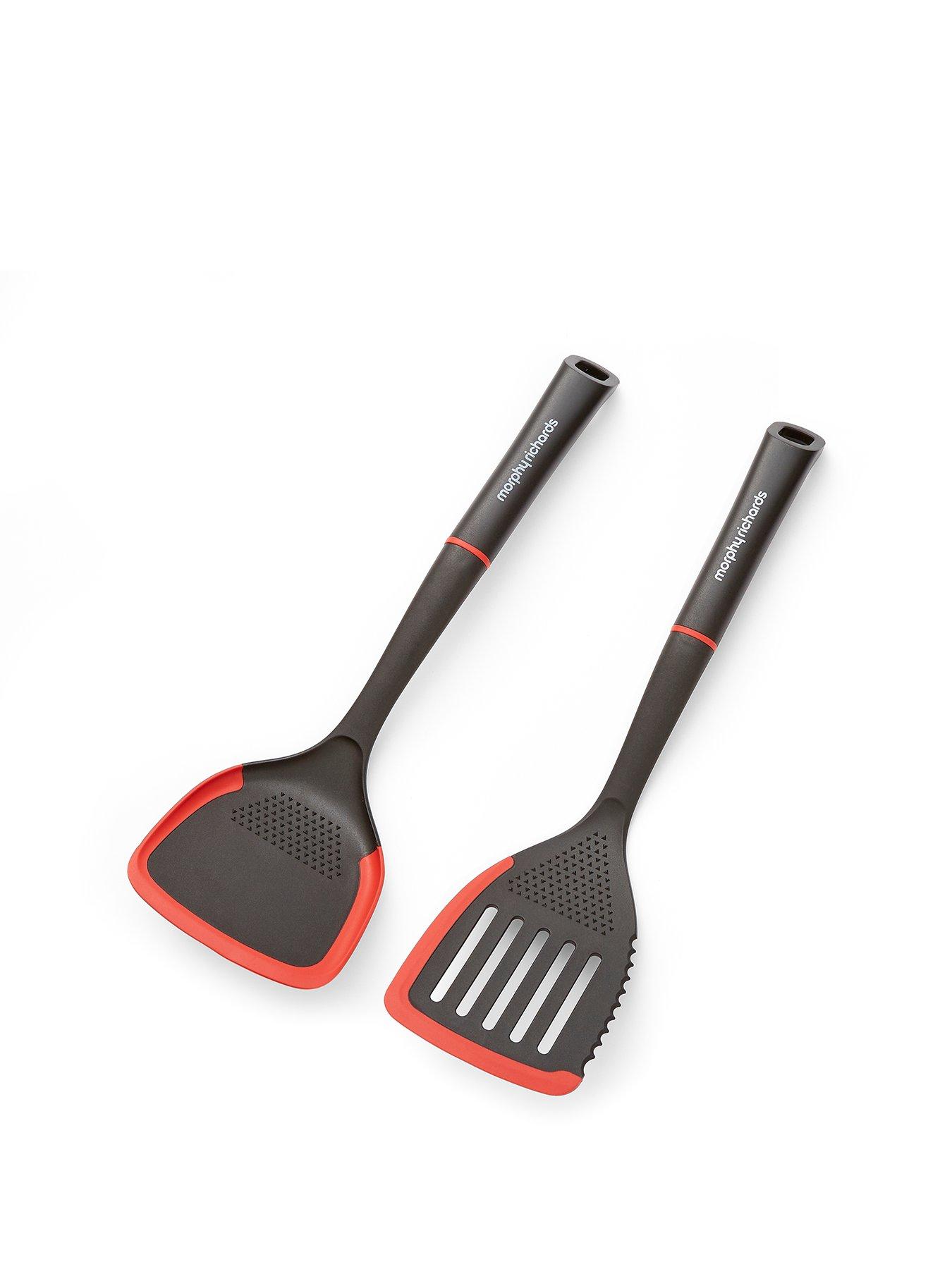 Morphy Richards Slotted And Solid Turner Set