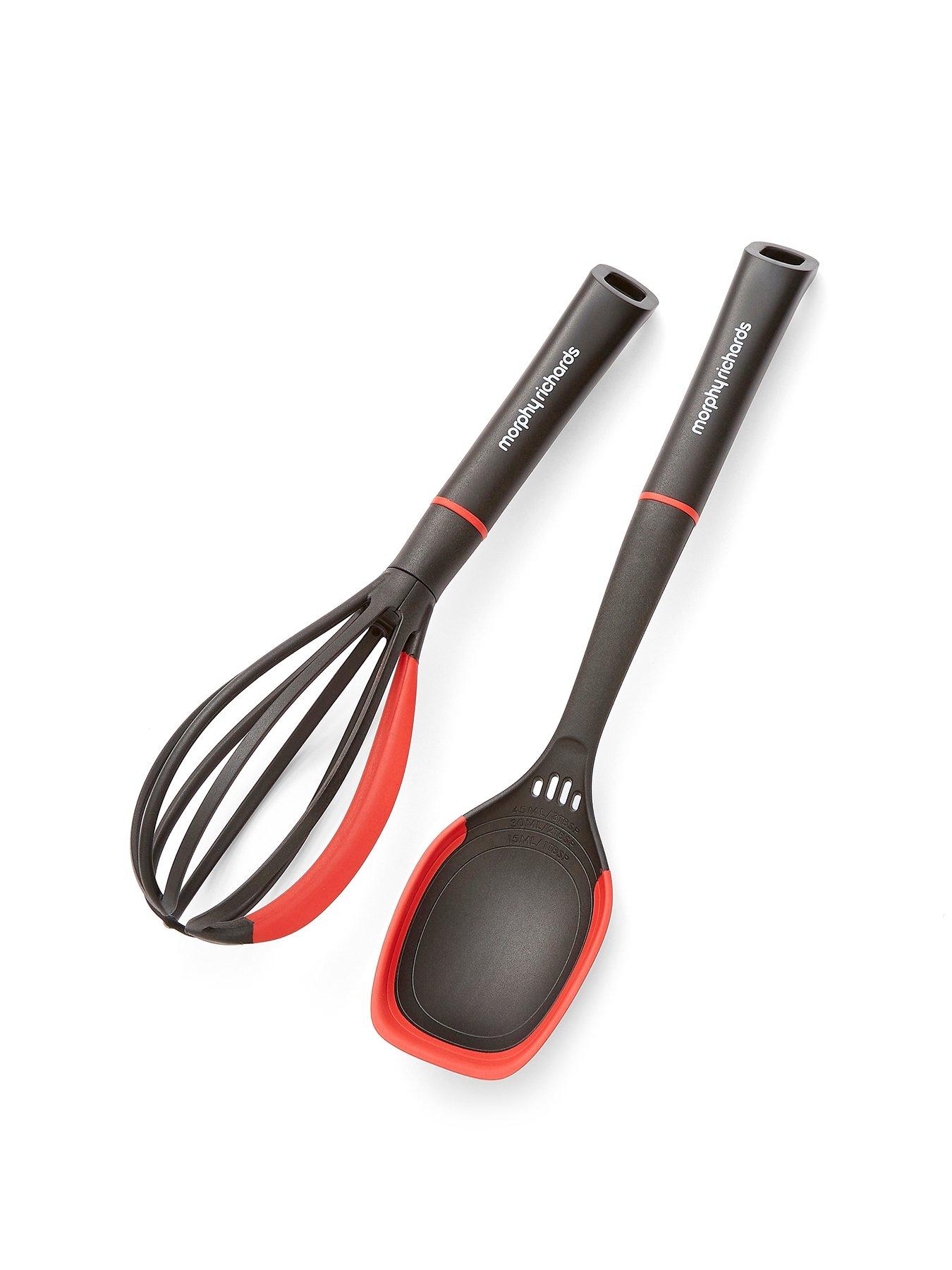 Image 2 of 6 of Morphy Richards Whisk And Solid Spoon Set