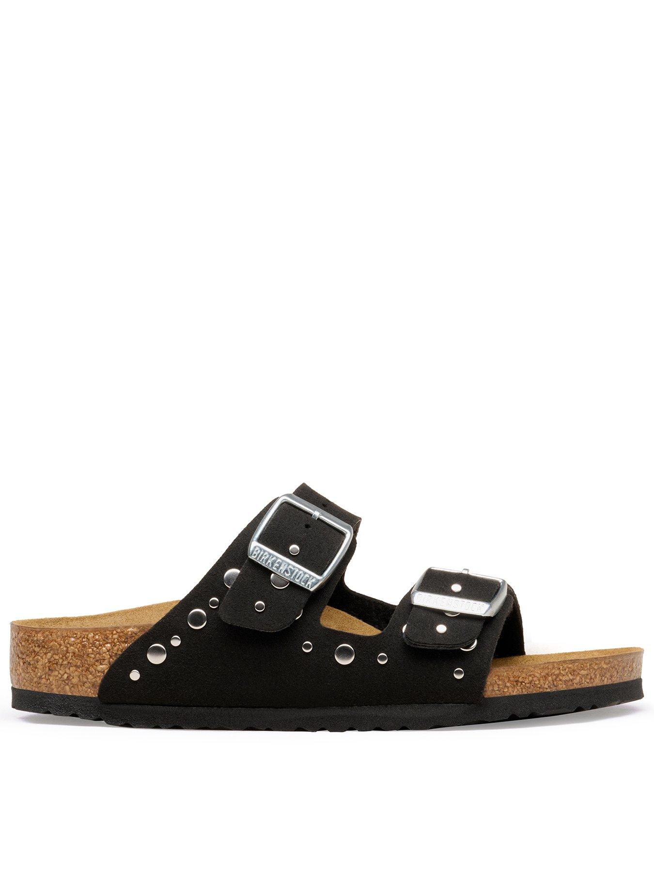 Birkenstock Arizona Rivet Sandal, Black, Size 11 Younger