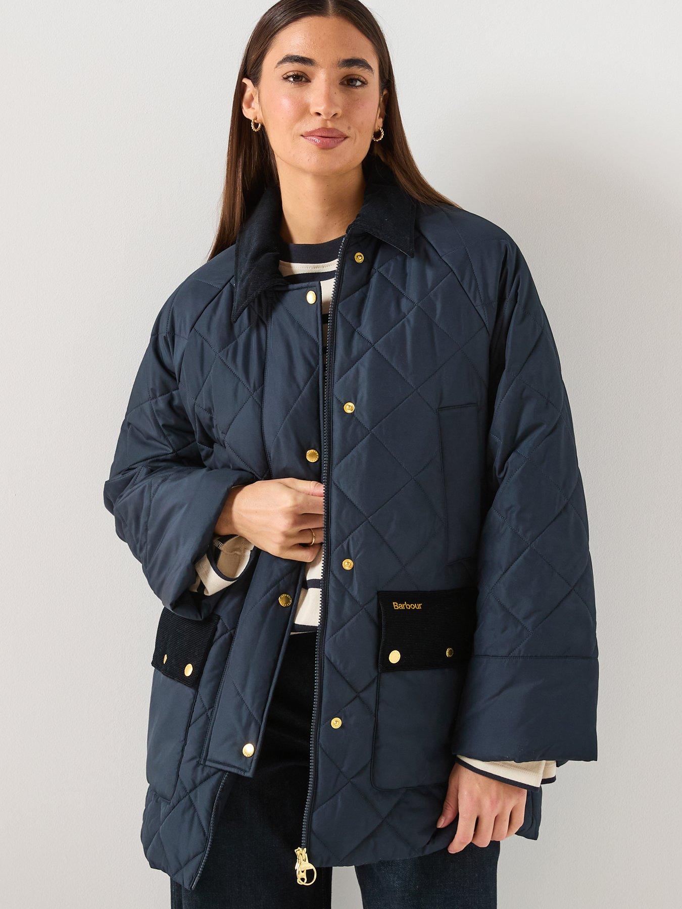 Barbour Aldburgh Quilted Jacket- Navy