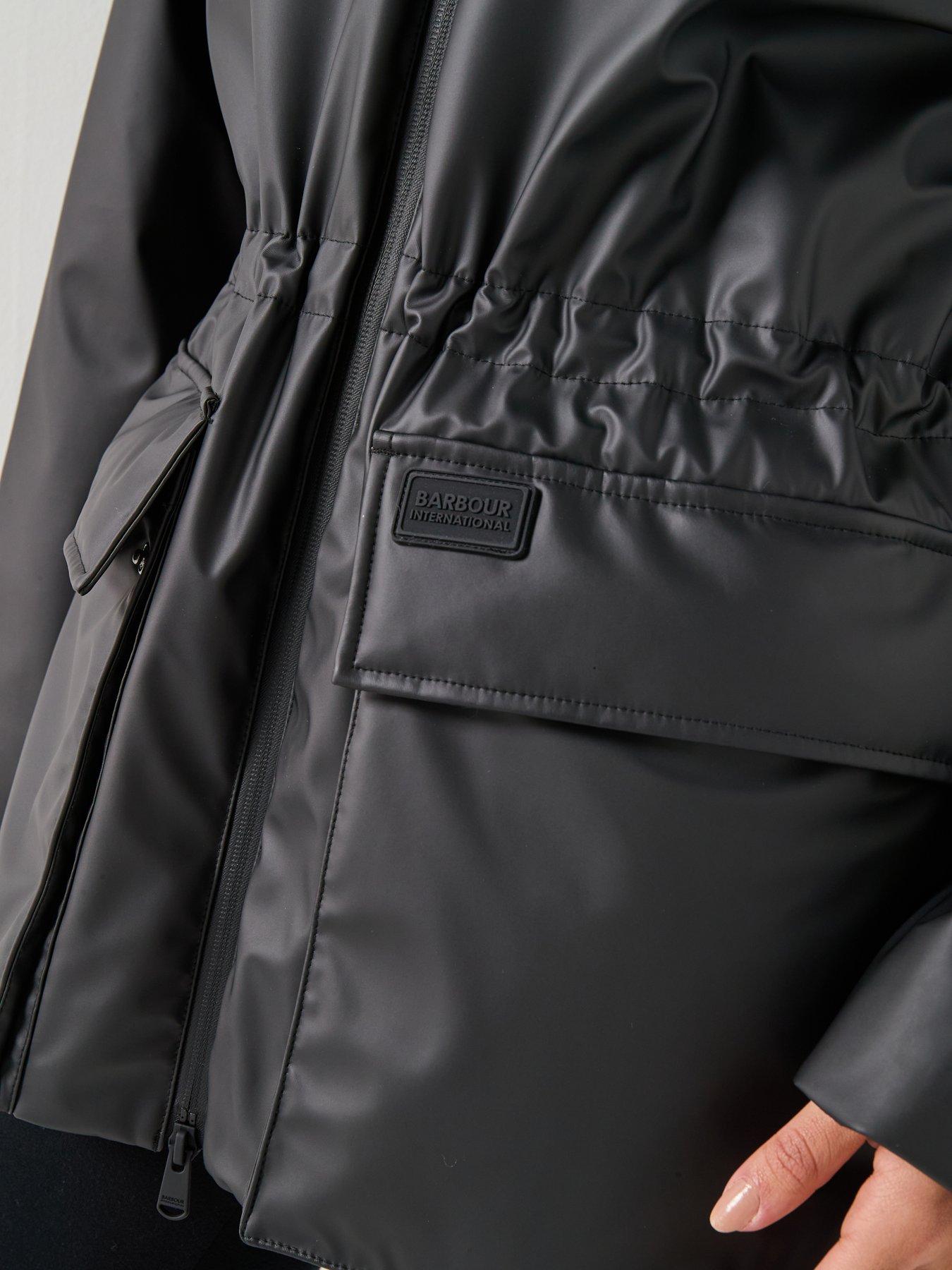 Image 4 of 6 of Barbour International Jourdaine Showerproof Jacket- Black