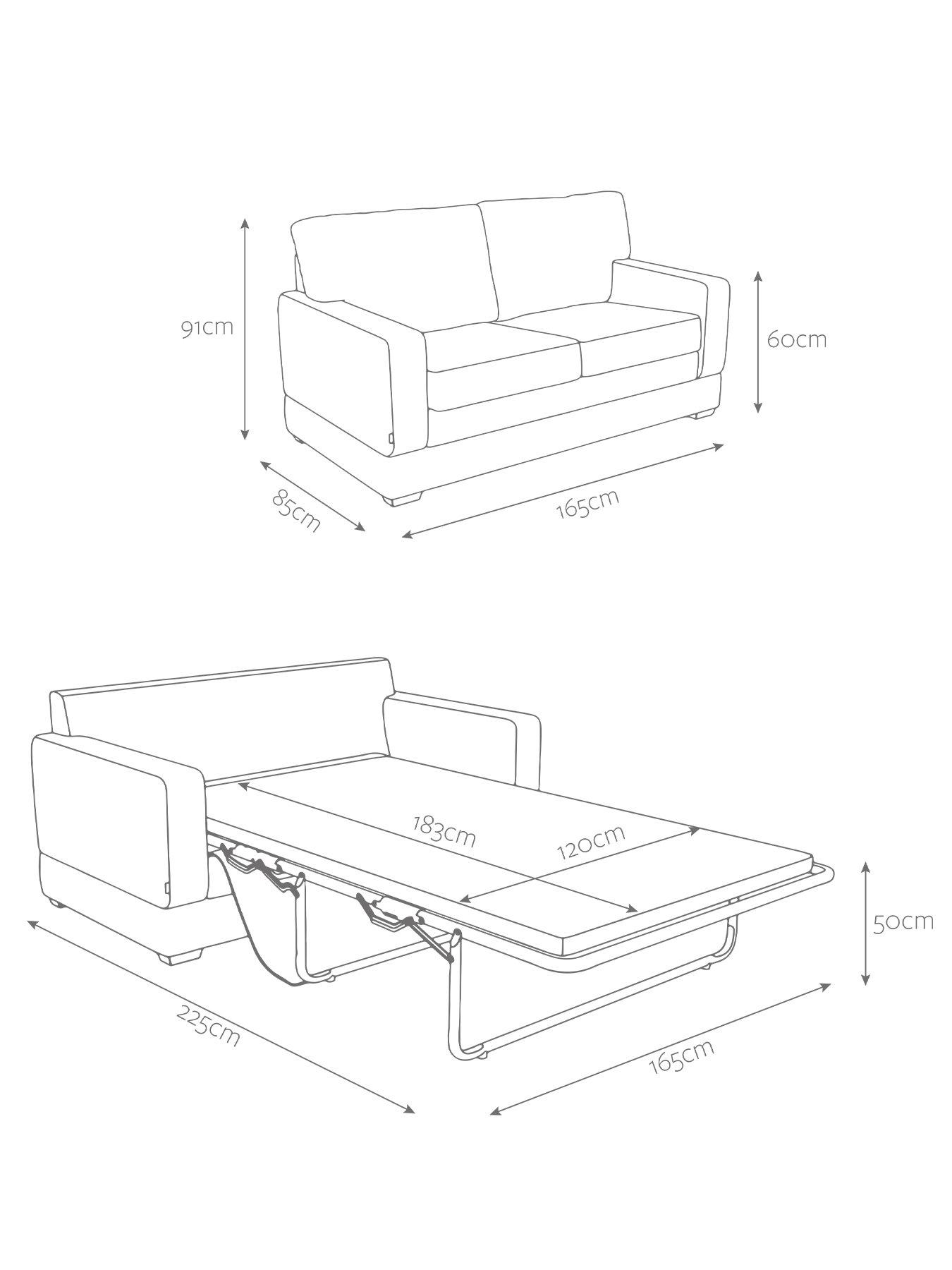 Image 7 of 8 of Jaybe Urban Two Seater Sofa Bed With E-sprung Mattress