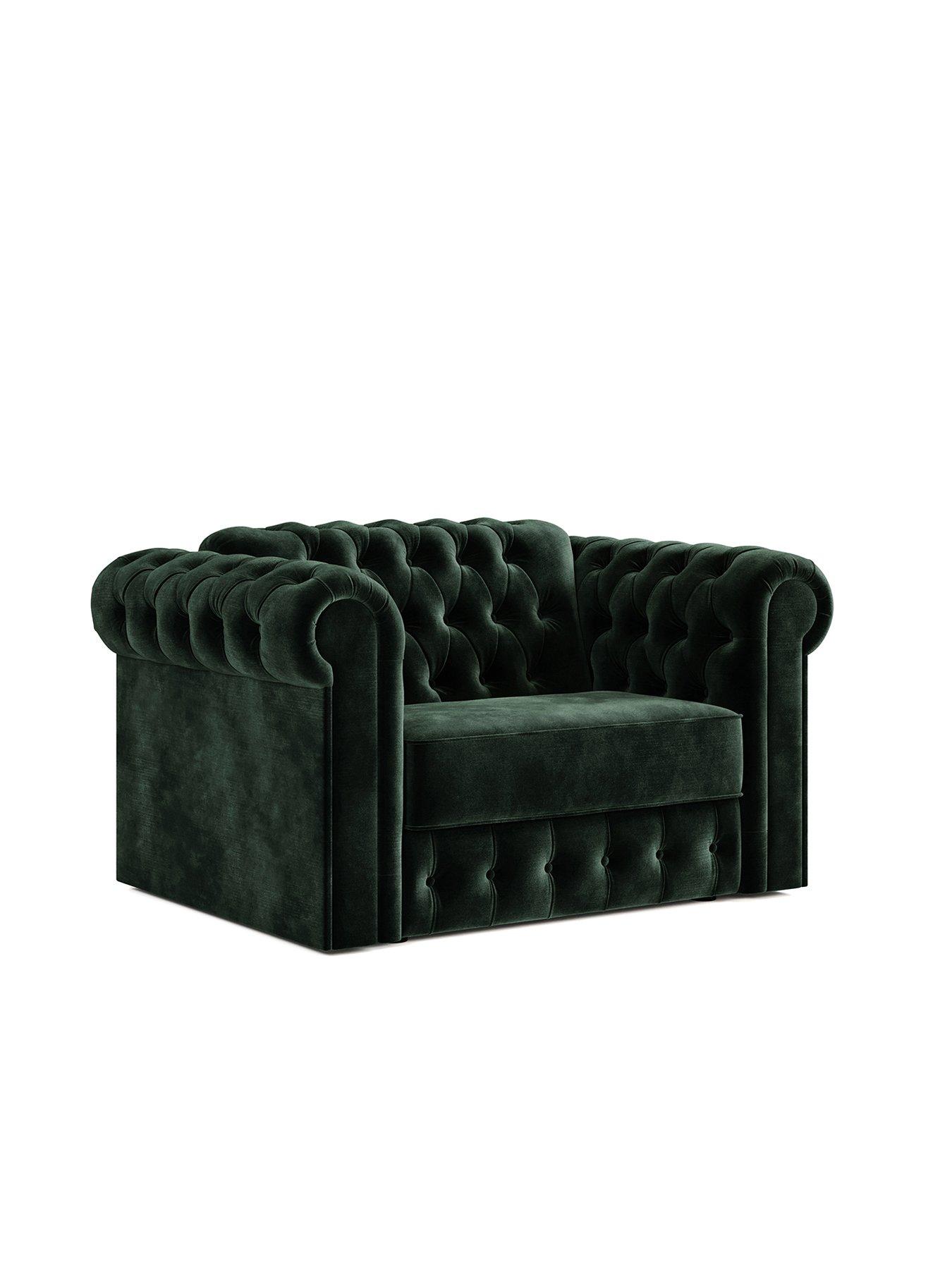 Jaybe Chesterfield Snuggler Sofa Bed With E-sprung  Mattress