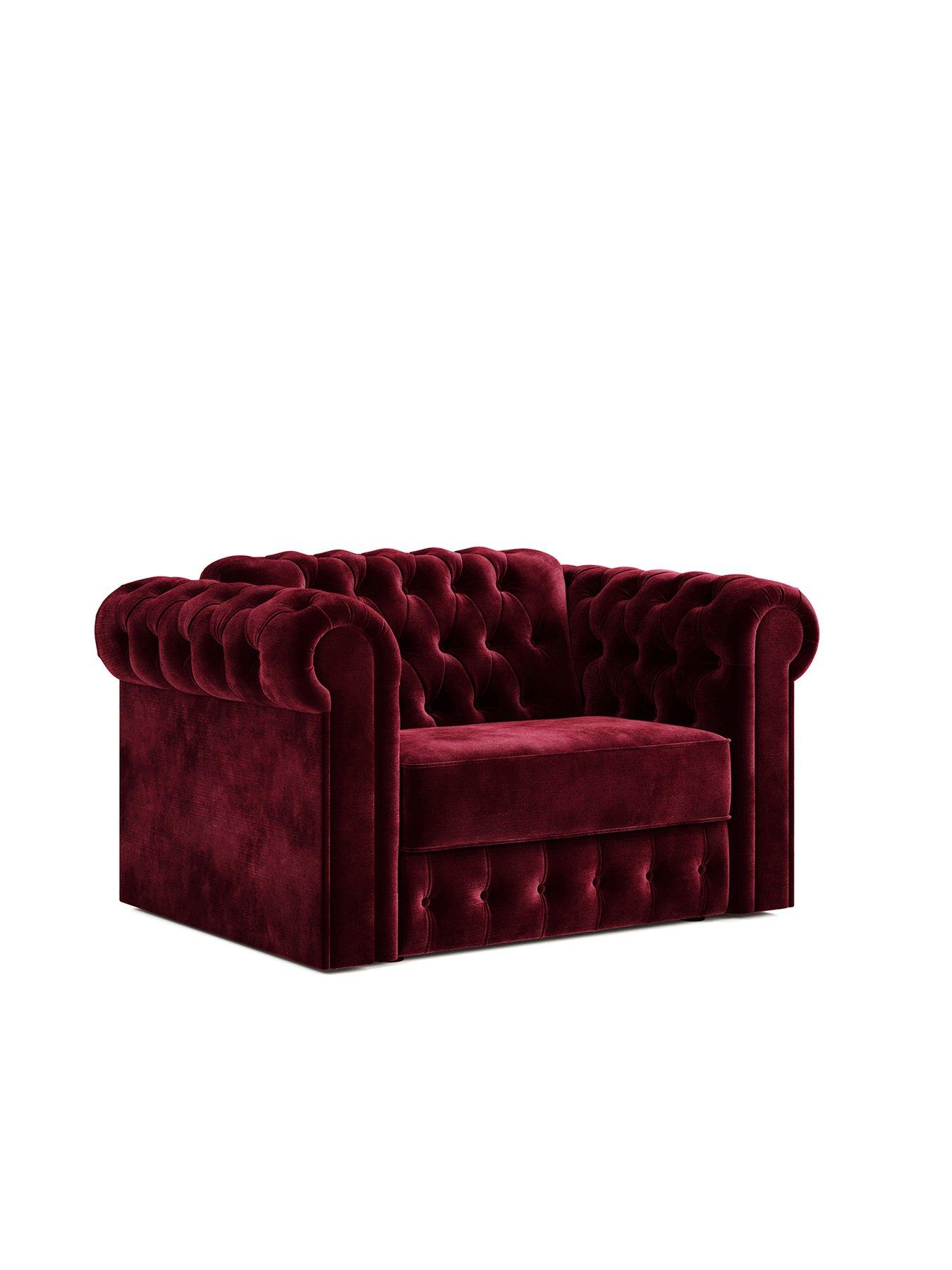 Jaybe Chesterfield Snuggler Sofa Bed With E-sprung Mattress