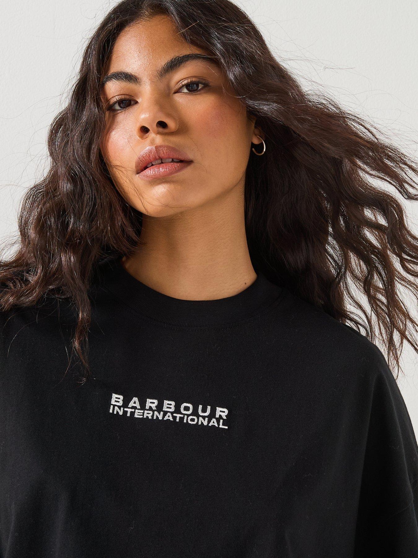 Image 6 of 6 of Barbour International Katya T-shirt- Black