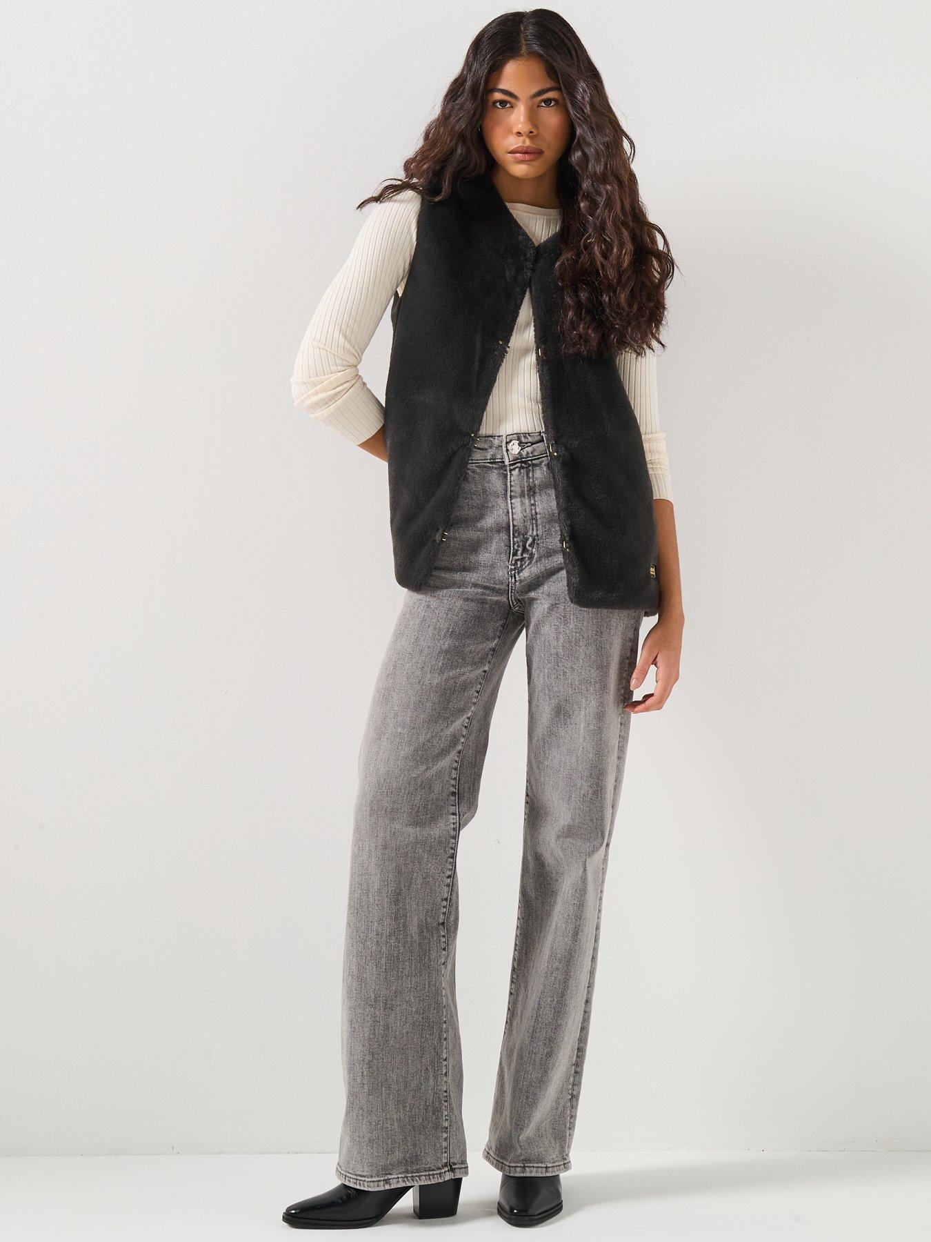 Barbour International Mialn Fur Gilet- Black | Very