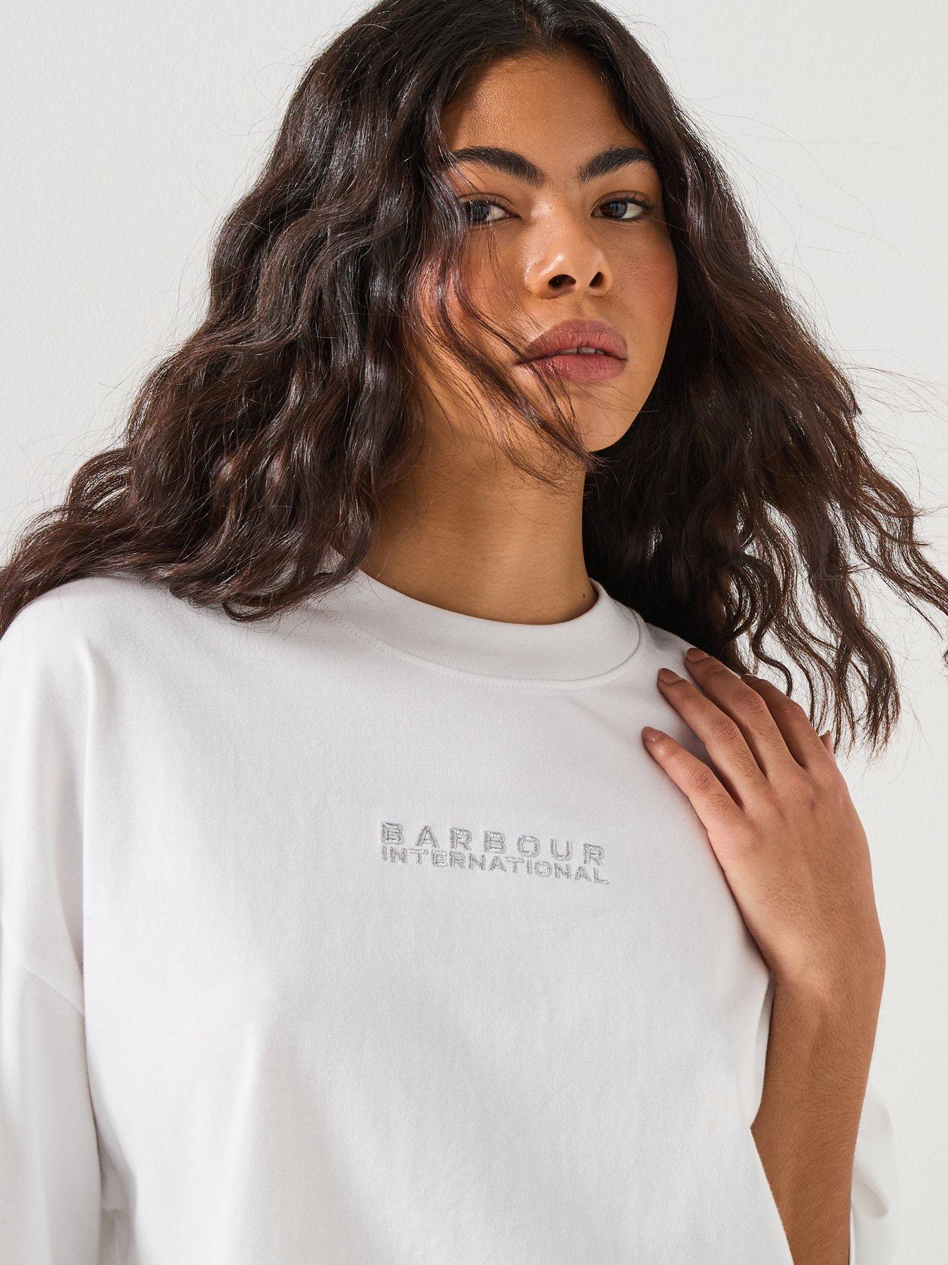 Image 4 of 6 of Barbour International Katya T-shirt- White