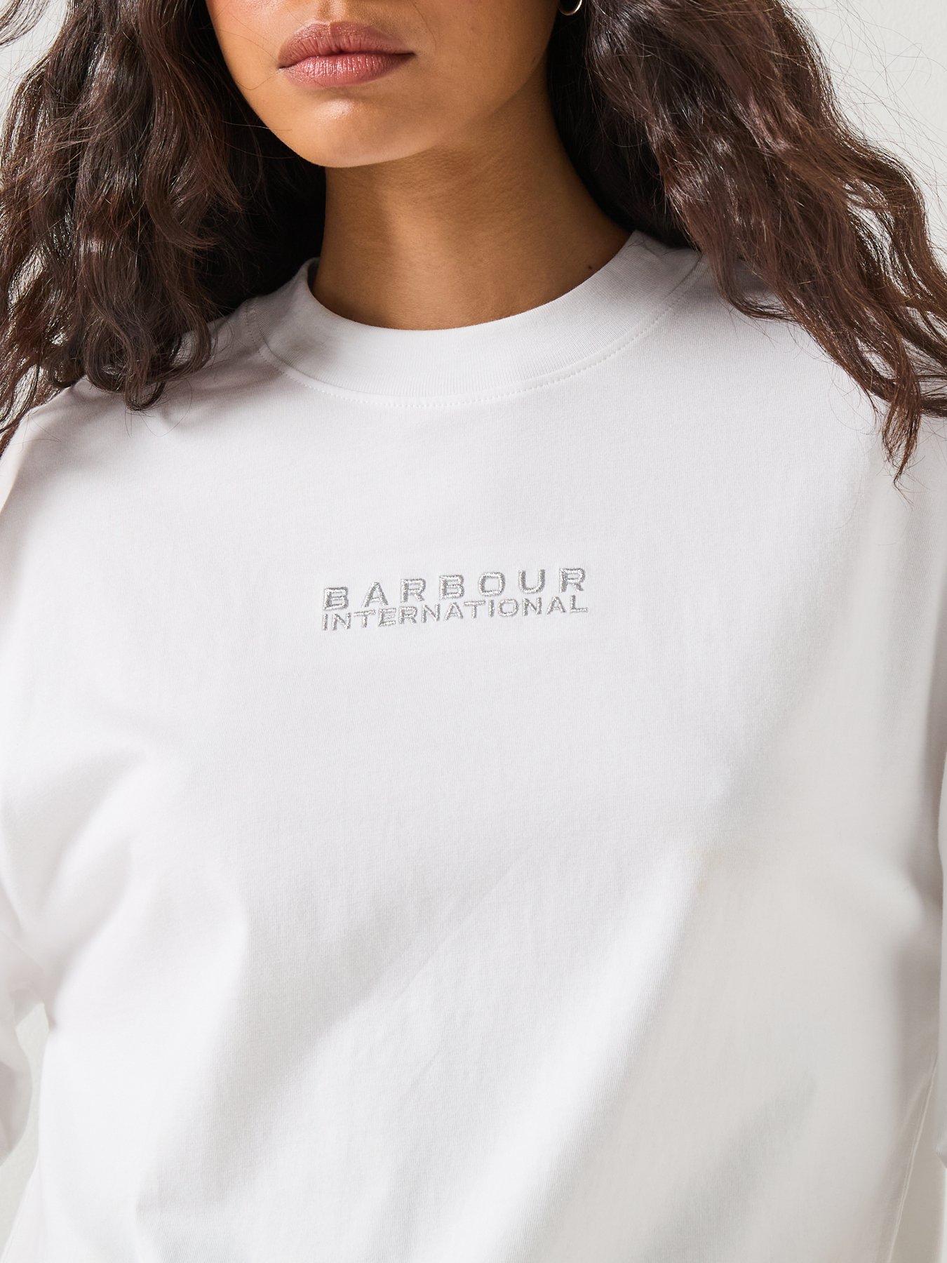 Image 6 of 6 of Barbour International Katya T-shirt- White