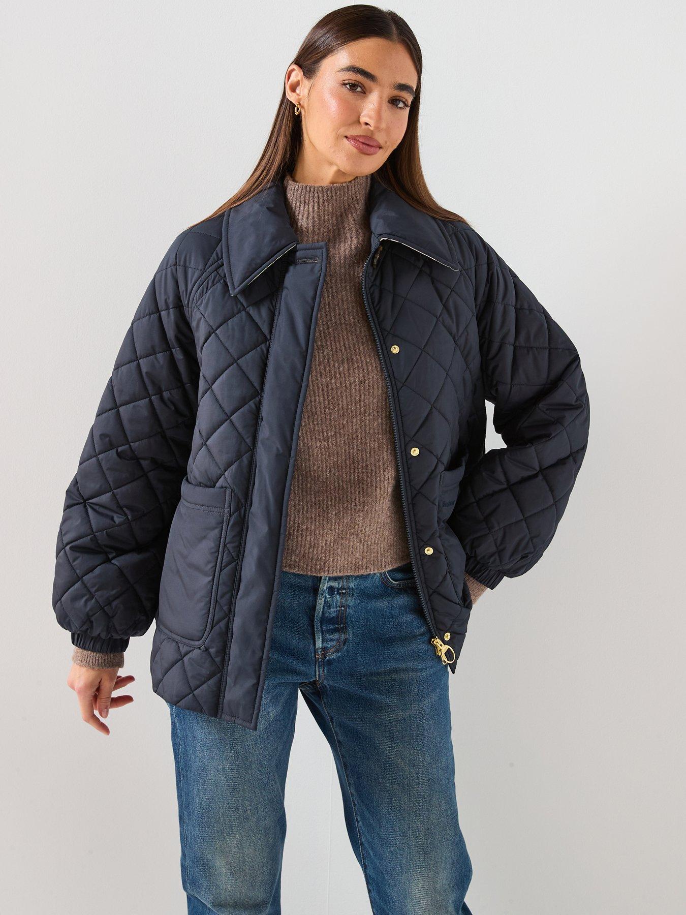 Barbour: Laoise Quilted Jacket - Navy