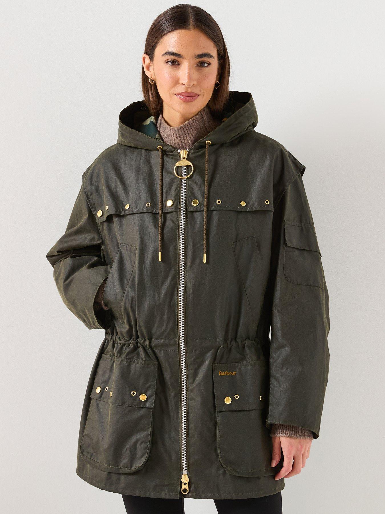 Barbour Aberford Wax Jacket - Green | Very