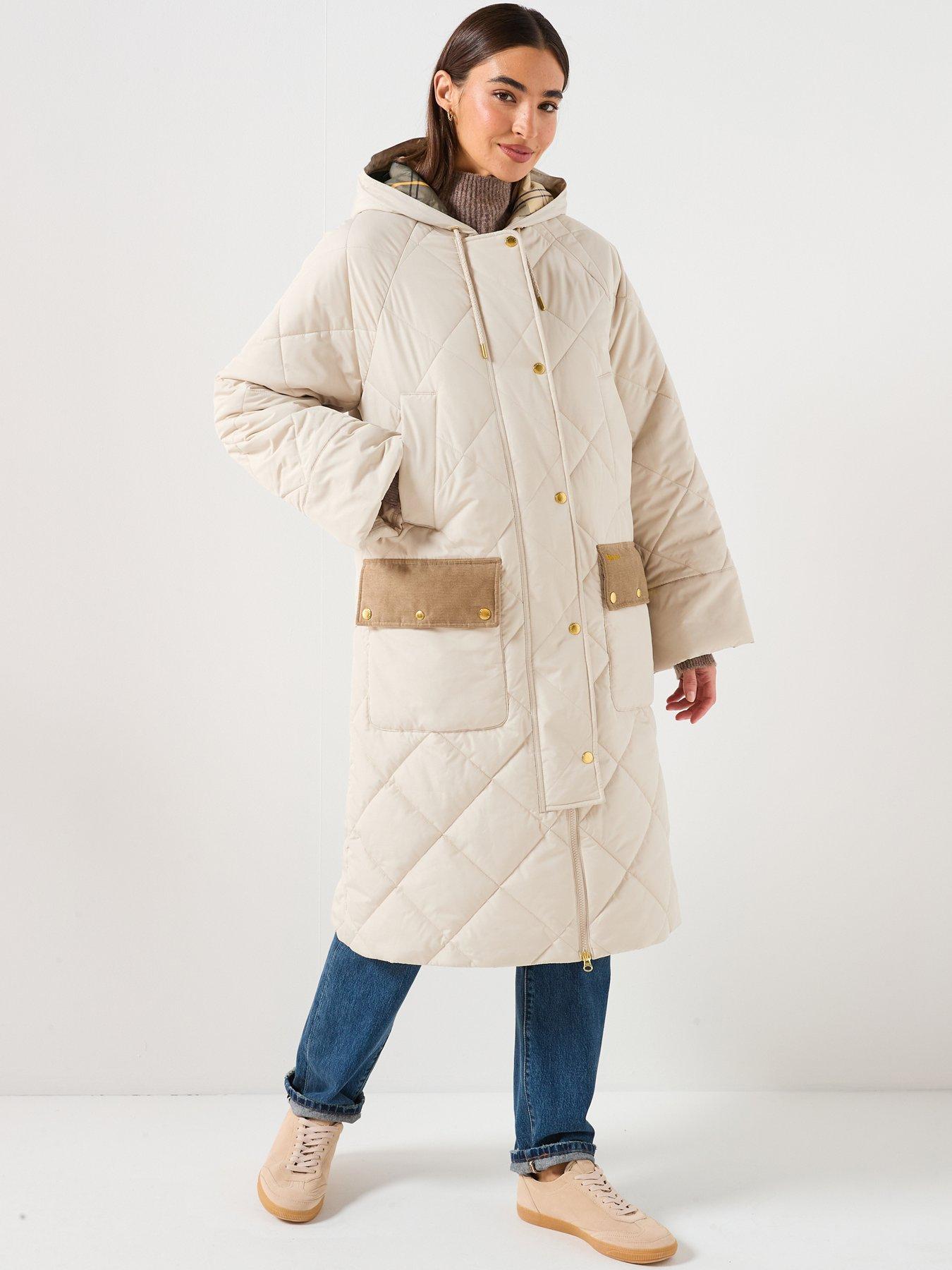 Barbour: Braidley Quilted Jacket - White