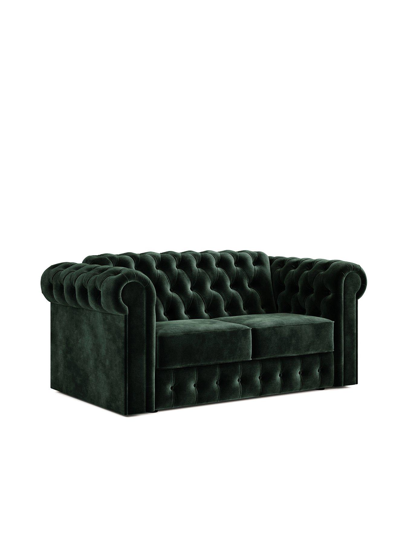 Jaybe Chesterfield Two Seater Sofa Bed With E-sprung Mattress